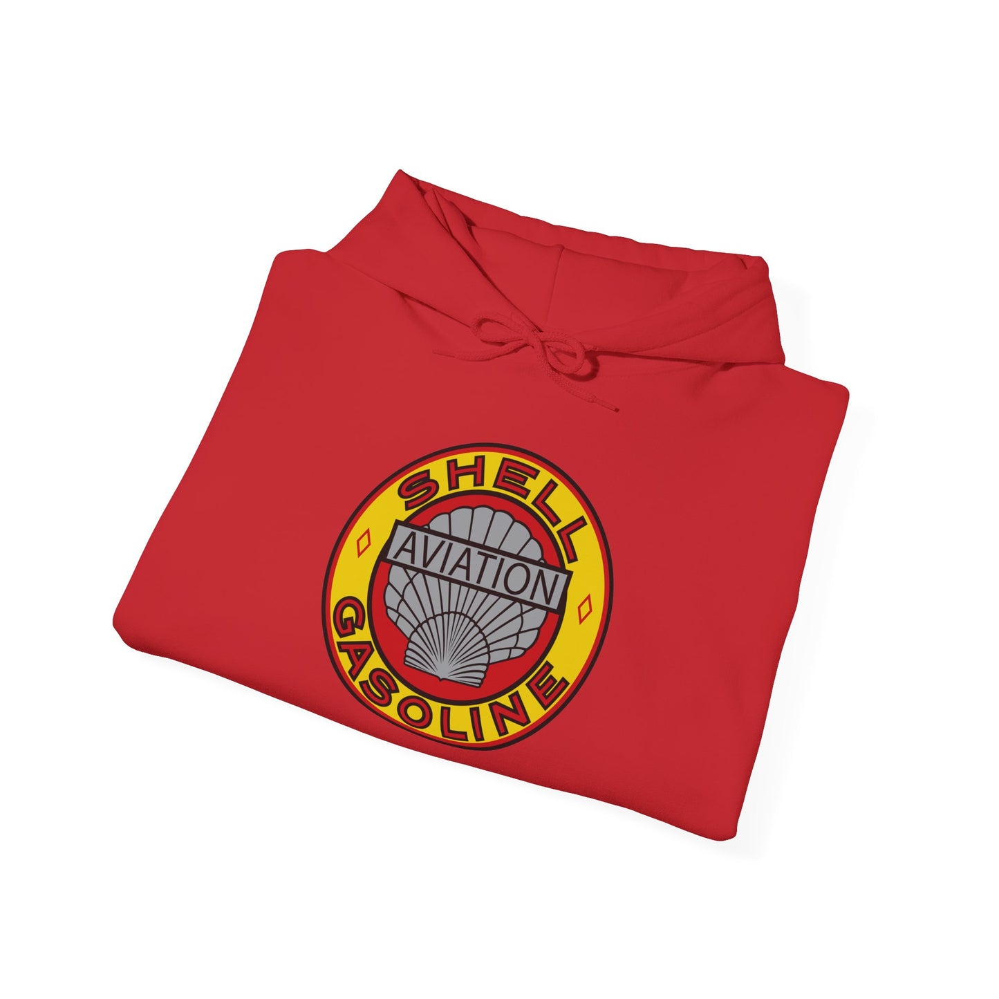 Aviation Shell Gasoline Vintage Logo Hoodie