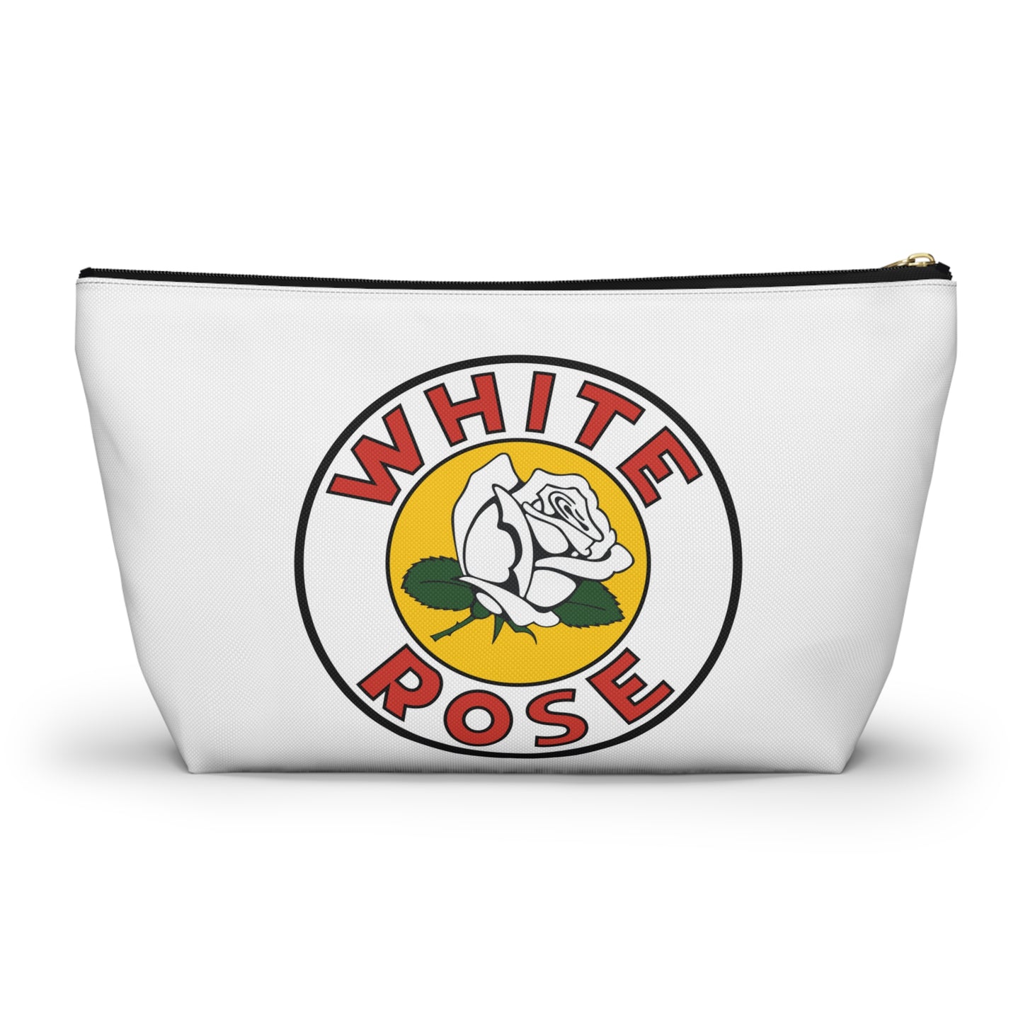 White Rose Gasoline Accessory Pouch — Vintage Canadian Petroliana Gift | The Faded Label Co.