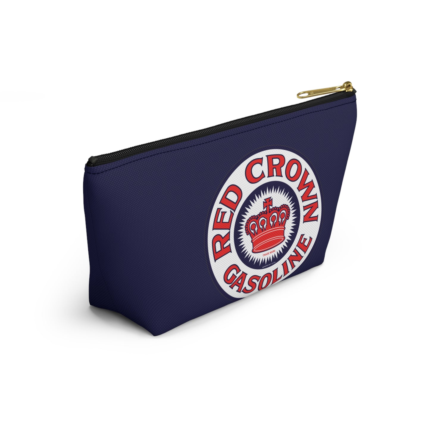 Red Crown Gasoline Accessory Pouch — Vintage Standard Oil Petroliana Gift | The Faded Label Co.