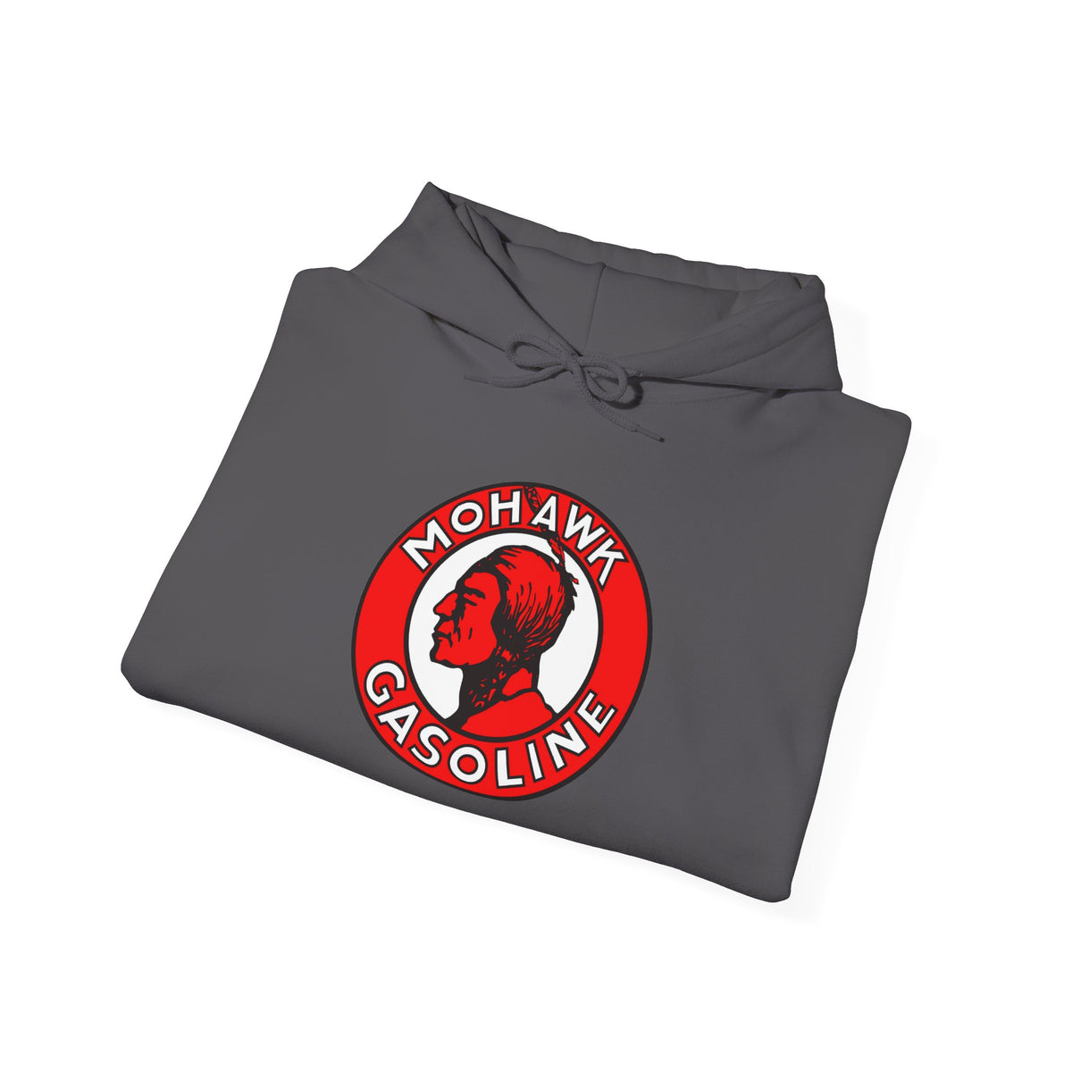 Mohawk Gasoline Hoodie — Vintage Gas Station Petroliana | The Faded Label Co.