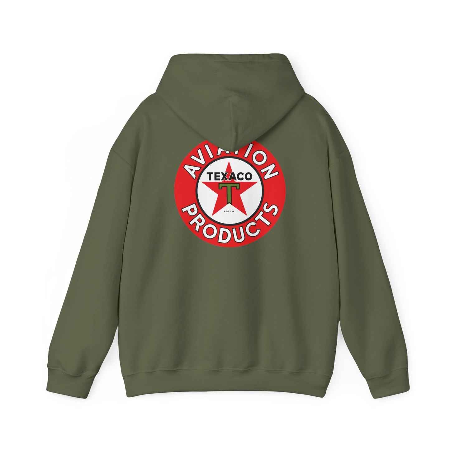 Texaco Aviation Products Hoodie — Vintage Aviation Logo Sweatshirt