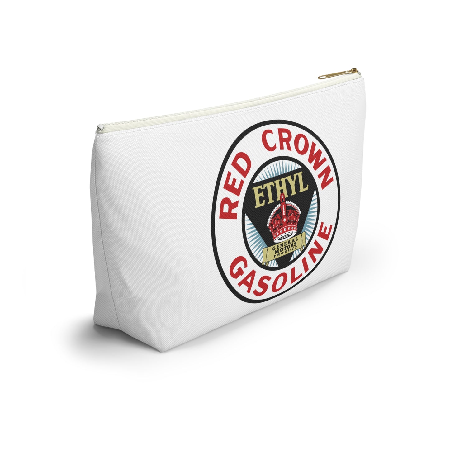 Red Crown Ethyl Accessory Pouch — Vintage Standard Oil Petroliana Gift | The Faded Label Co.