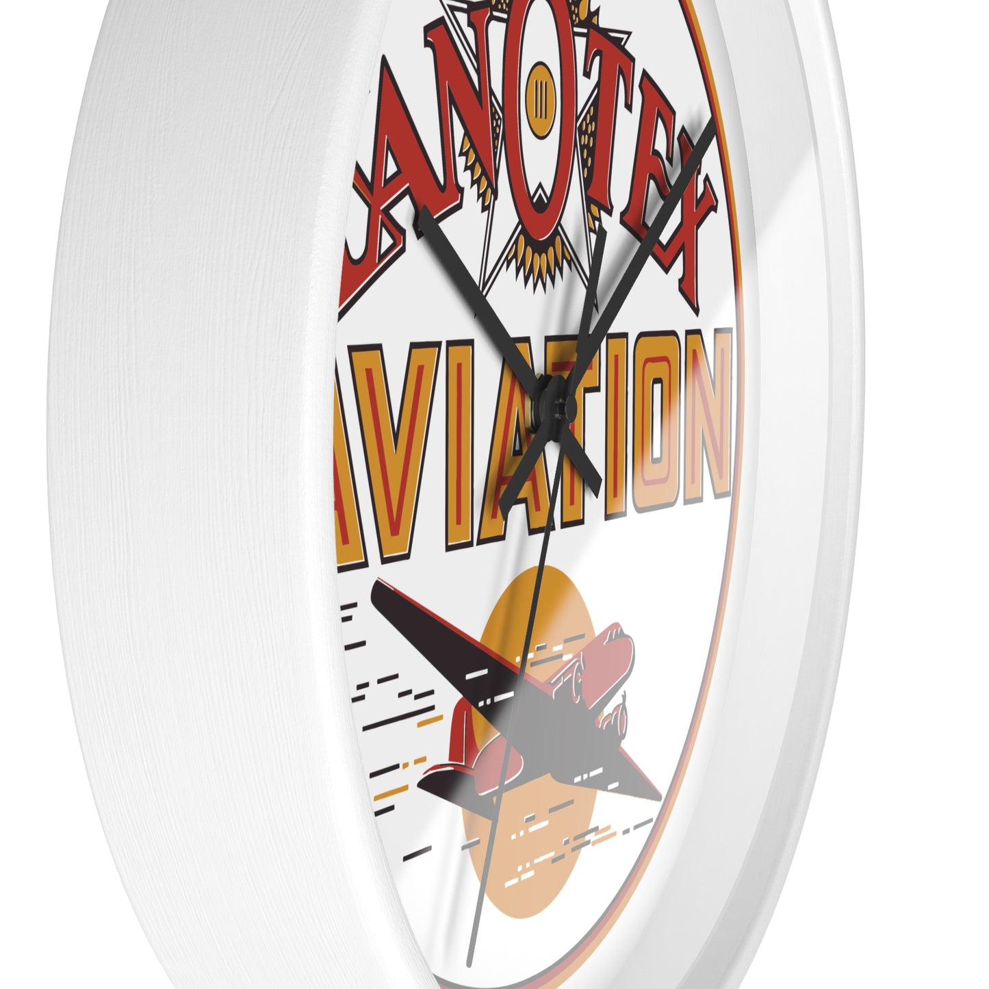Kanotex Aviation Wall Clock — Vintage Petroliana Gift | The Faded Label Co.