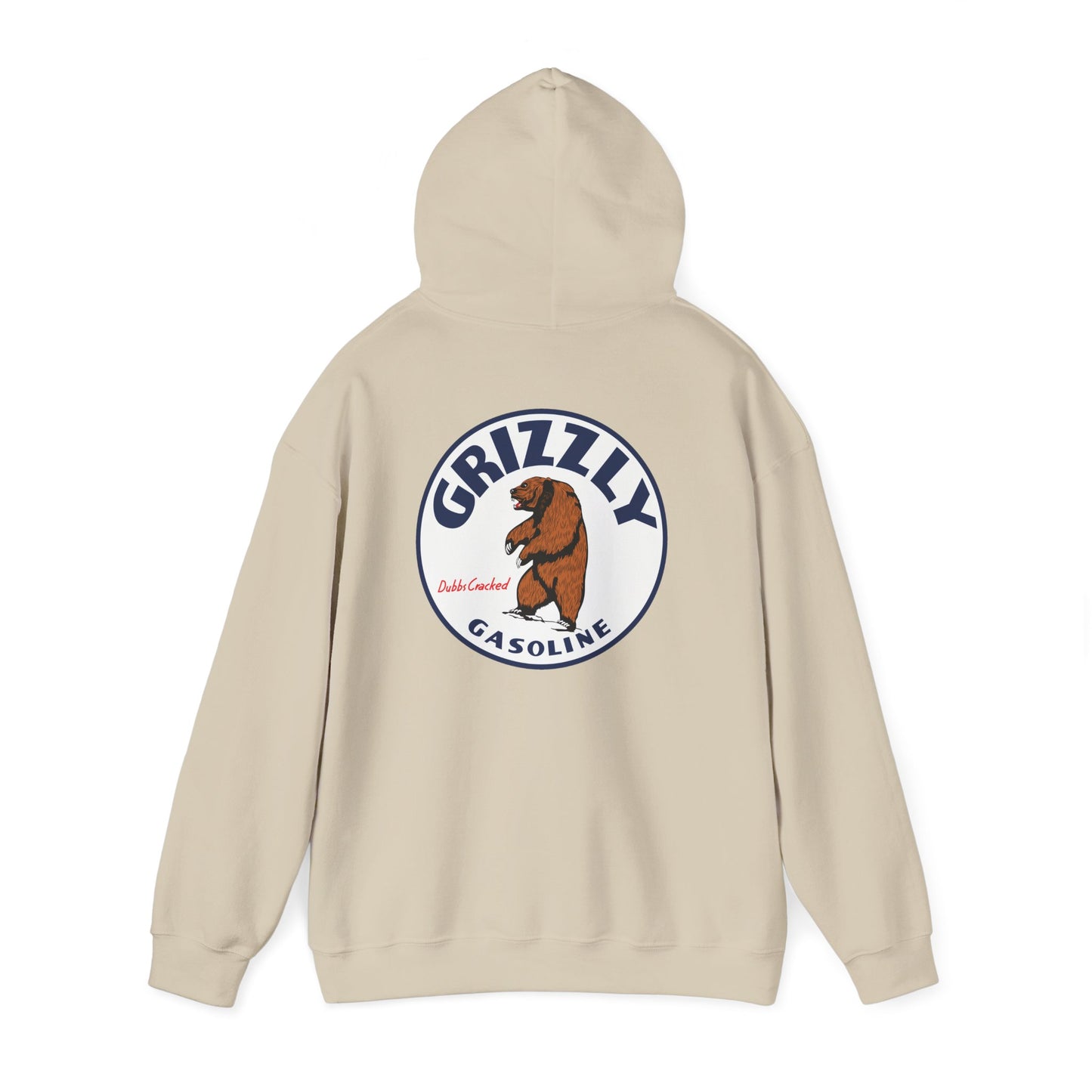 Grizzly Gasoline Logo Hoodie – Retro Bear Graphic Sweatshirt