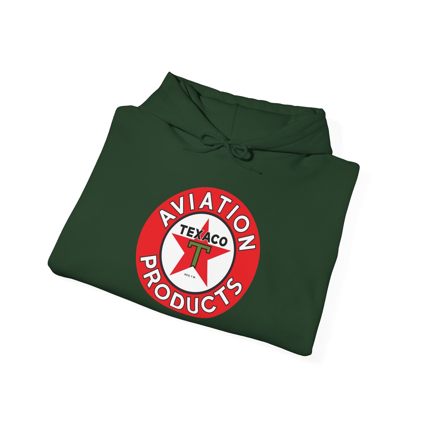 Texaco Aviation Products Hoodie — Vintage Aviation Logo Sweatshirt