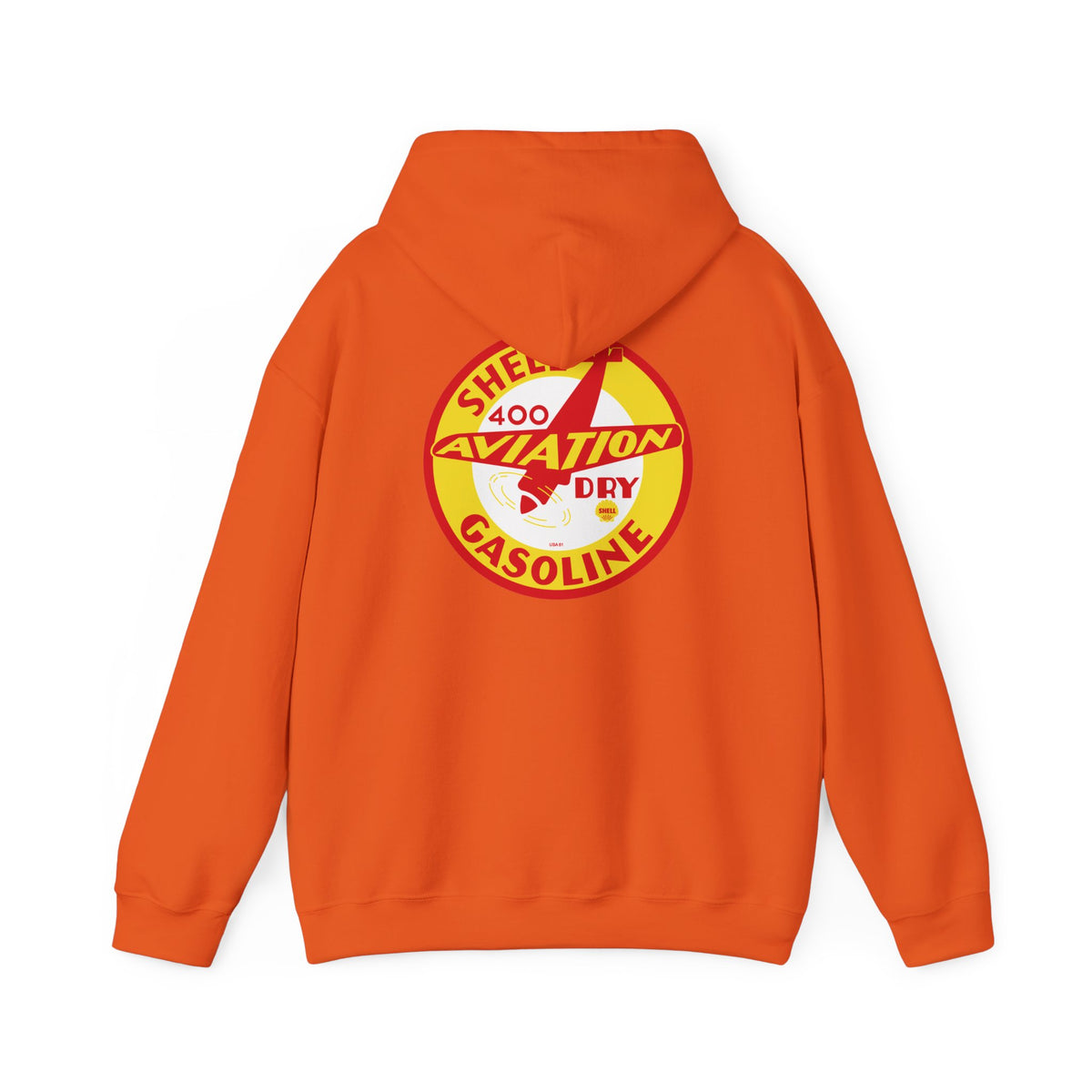 Shell Aviation 400 Hoodie — Vintage Airplane Petroliana | The Faded Label Co.