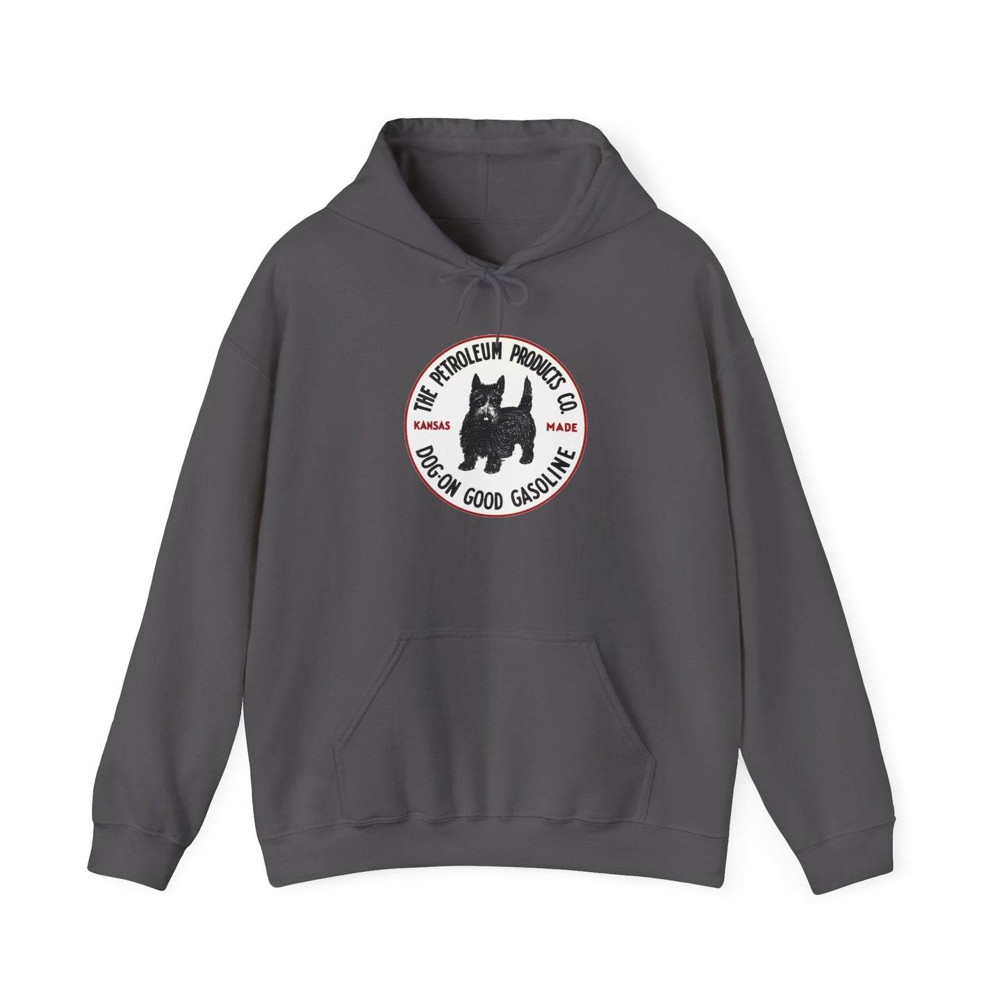 "Dog On Good GasolinScottie Dog Logo Hoodie — e" Vintage-Inspired Sweatshirt