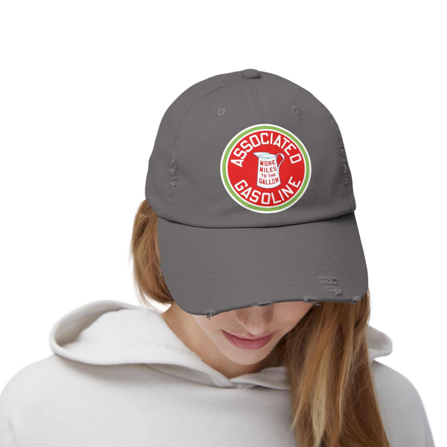 Associated Gasoline Distressed Cap — Vintage Petroliana Hat | The Faded Label Co.