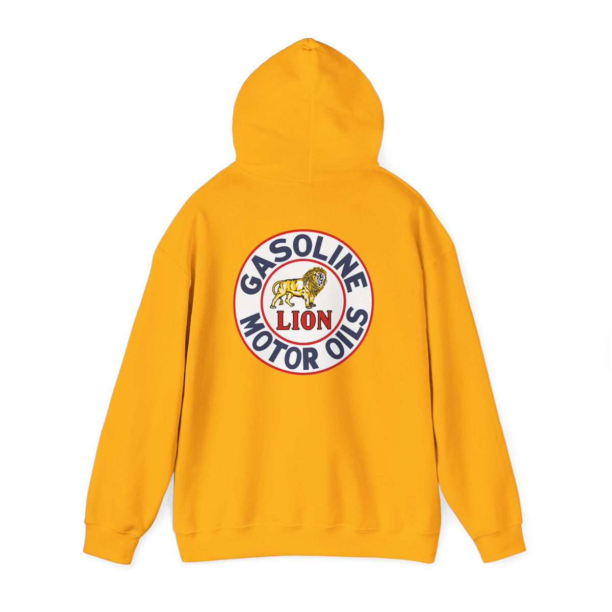 Lion Gasoline Motor Oils Hoodie — Vintage Petroliana | The Faded Label Co.
