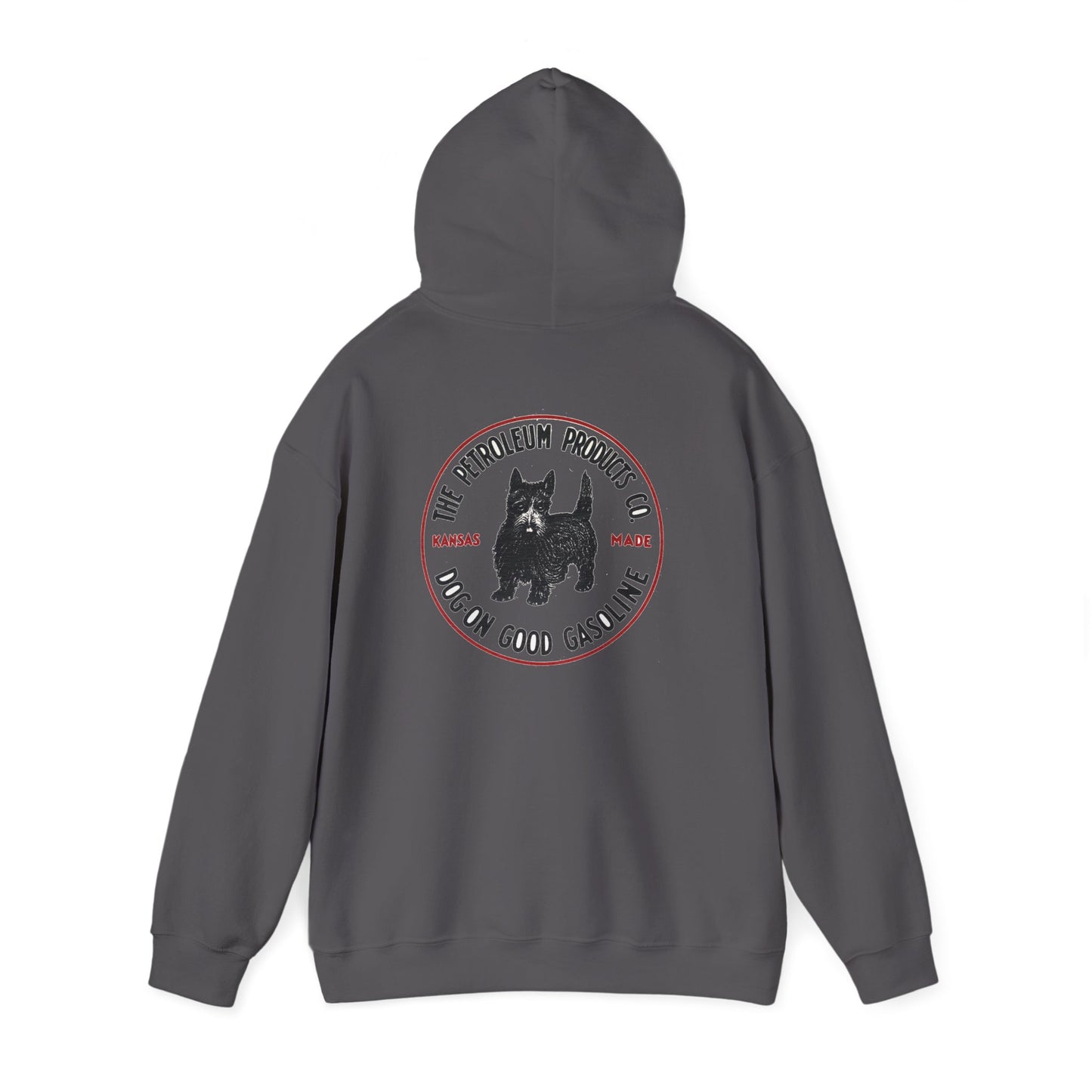 "Dog On Good GasolinScottie Dog Logo Hoodie — e" Vintage-Inspired Sweatshirt