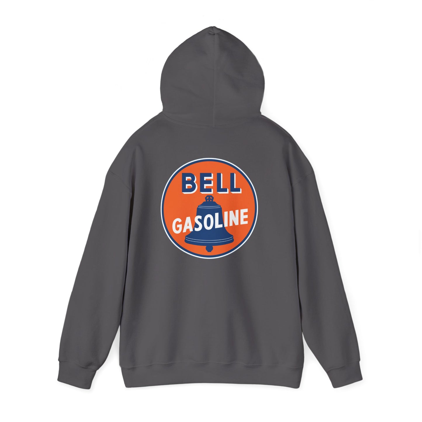 Bell Gasoline Logo Hoodie — Vintage Gas Station Graphic Sweatshirt