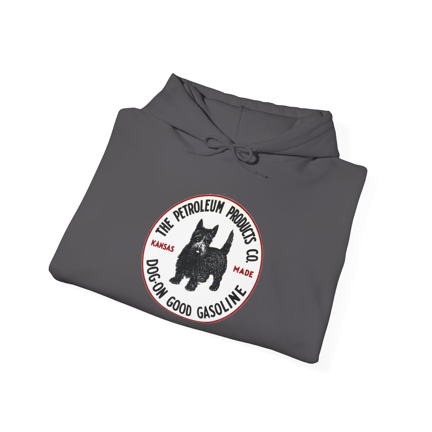"Dog On Good GasolinScottie Dog Logo Hoodie — e" Vintage-Inspired Sweatshirt