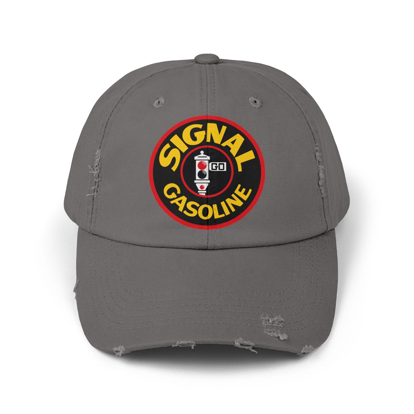 Signal Gasoline Distressed Cap – Vintage Gas Station Logo Hat