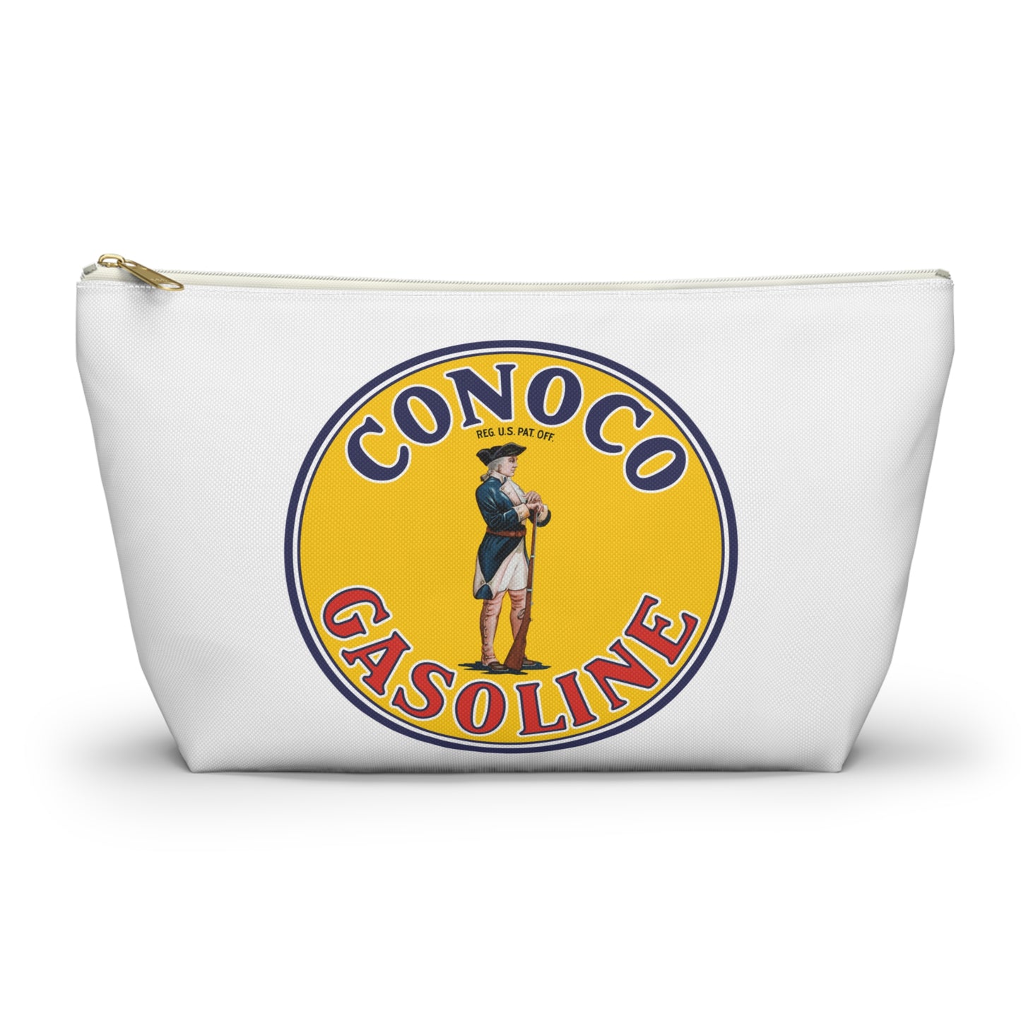 Conoco Minute Man Accessory Pouch — Vintage Petroliana Gift | The Faded Label Co.