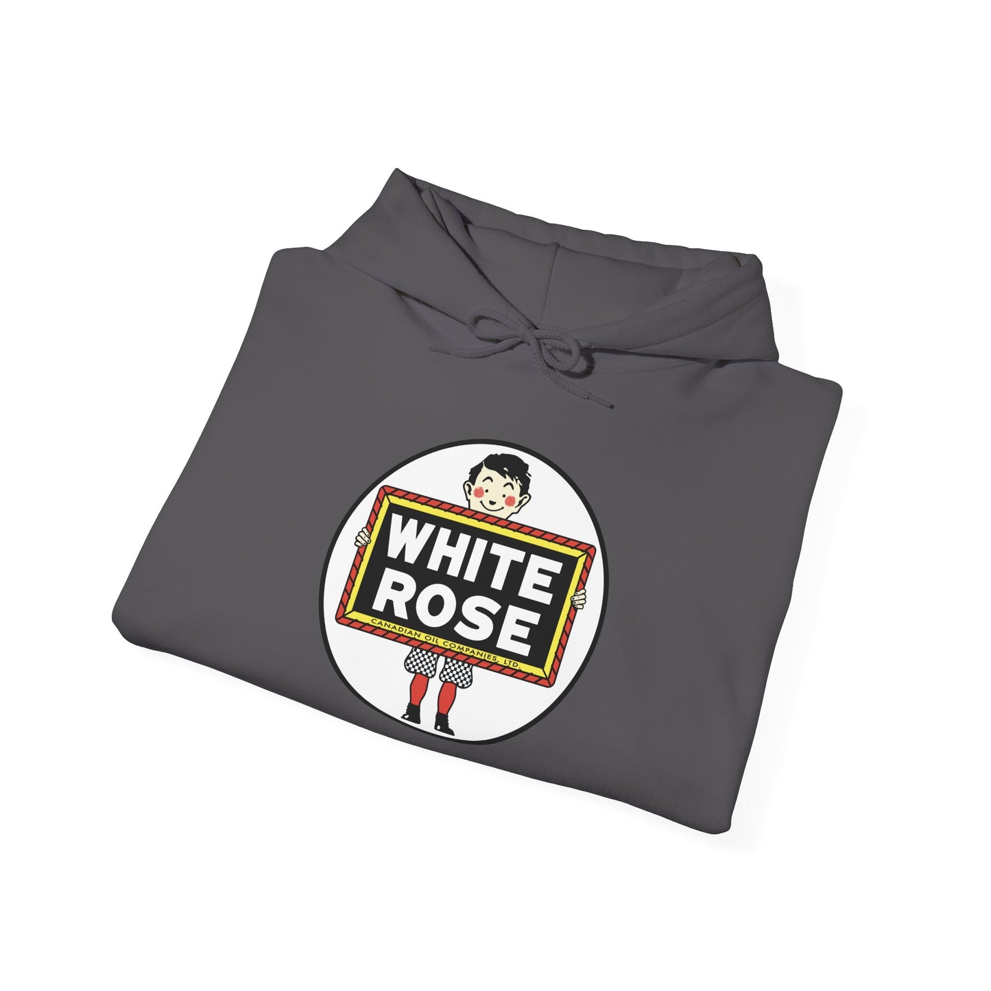 White Rose Logo Hoodie — Vintage Protest Graphic Sweatshirt little boy slate