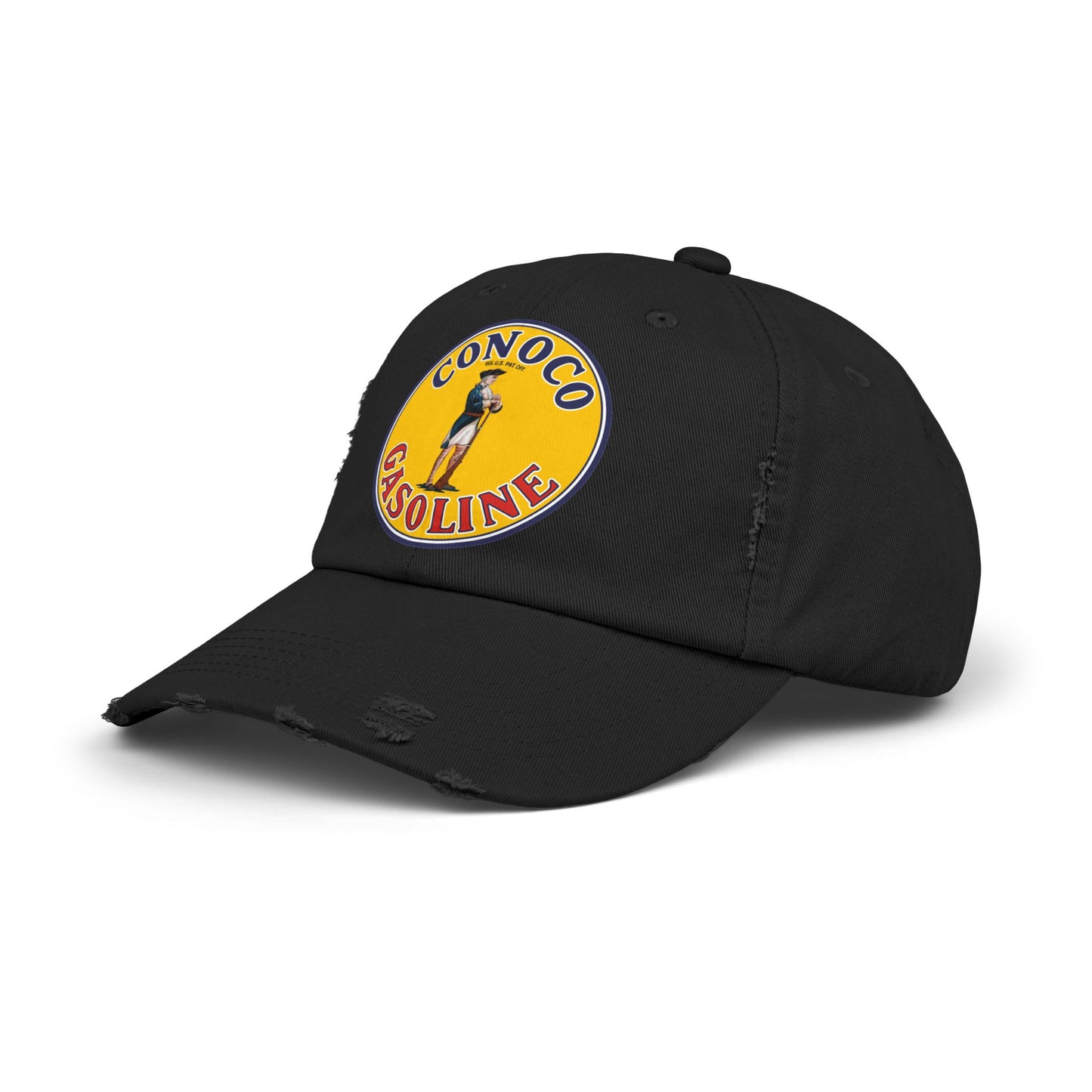 Conoco Minute Man Distressed Cap — Vintage Petroliana Hat | The Faded Label Co.