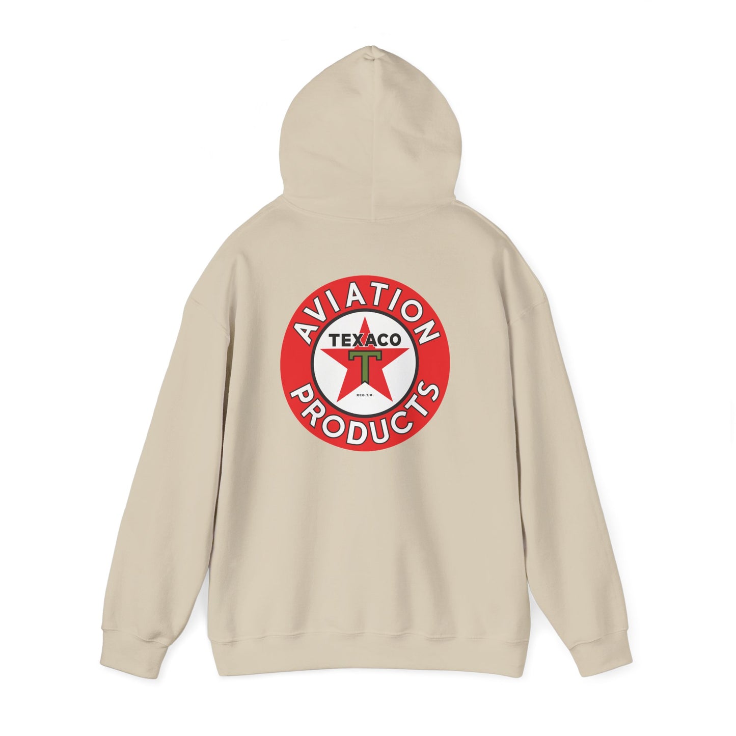 Texaco Aviation Products Hoodie — Vintage Aviation Logo Sweatshirt
