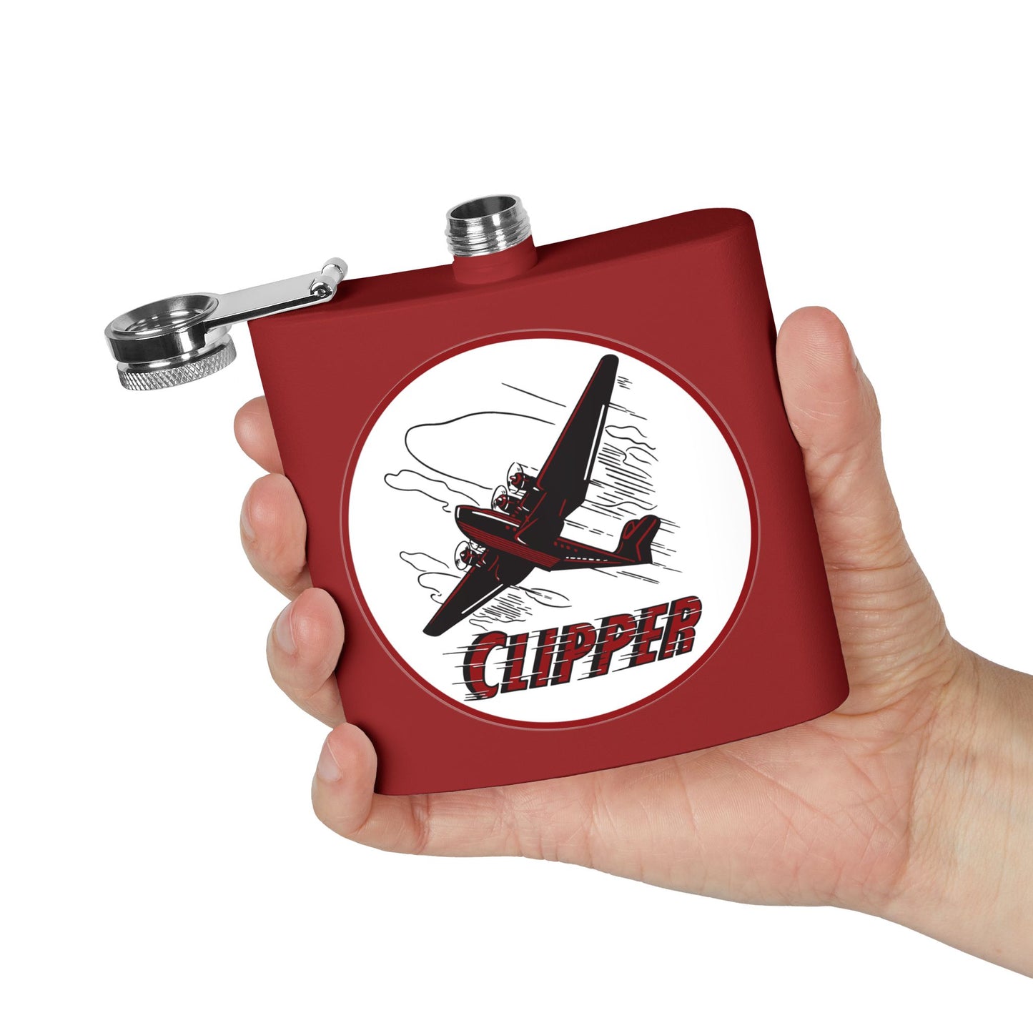 Clipper Petroleum Flask — Vintage Petroliana Gift | The Faded Label Co.
