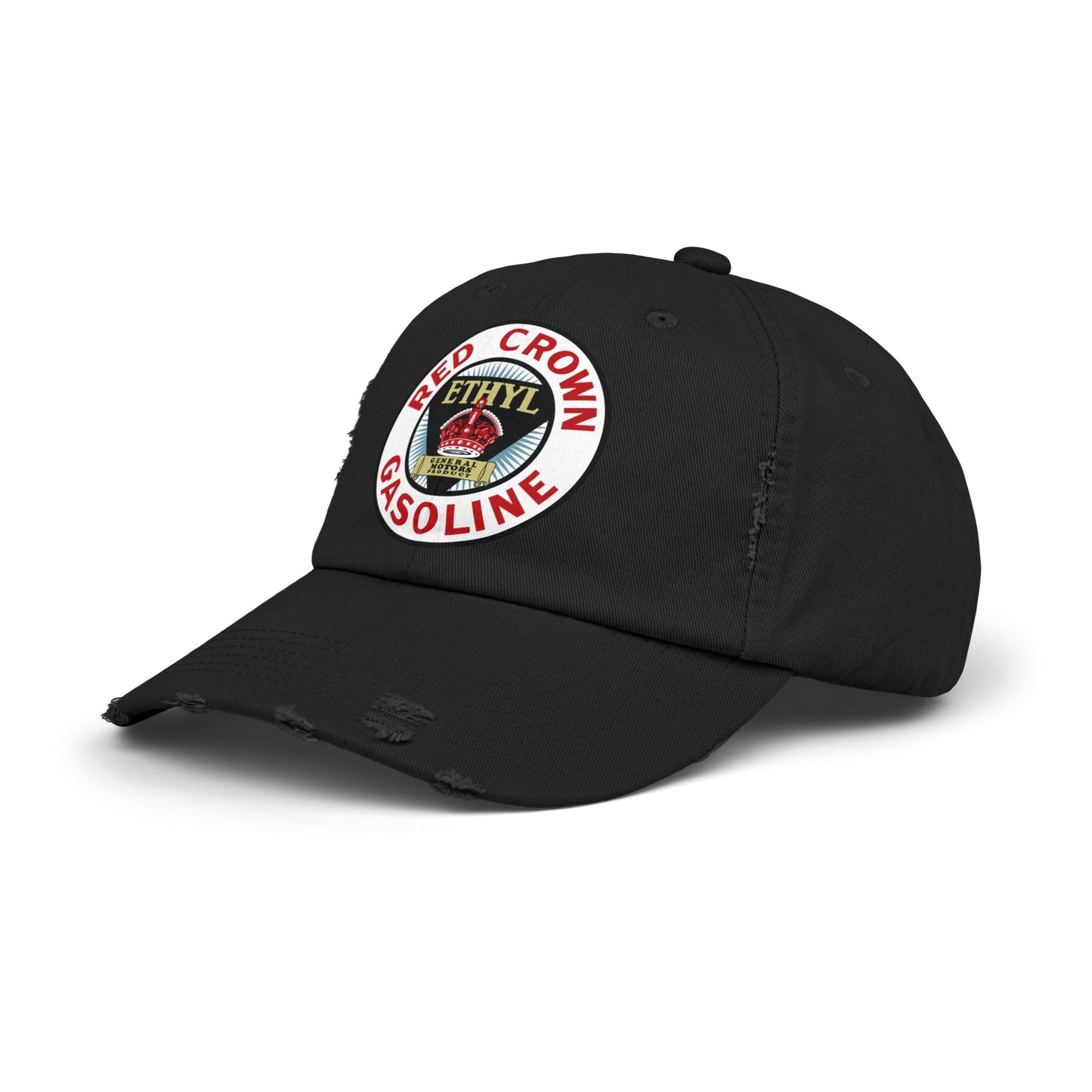 Red Crown Ethyl Distressed Cap — Vintage Standard Oil Petroliana Hat | The Faded Label Co.