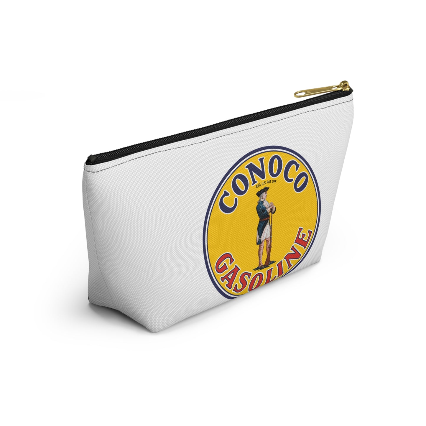 Conoco Minute Man Accessory Pouch — Vintage Petroliana Gift | The Faded Label Co.