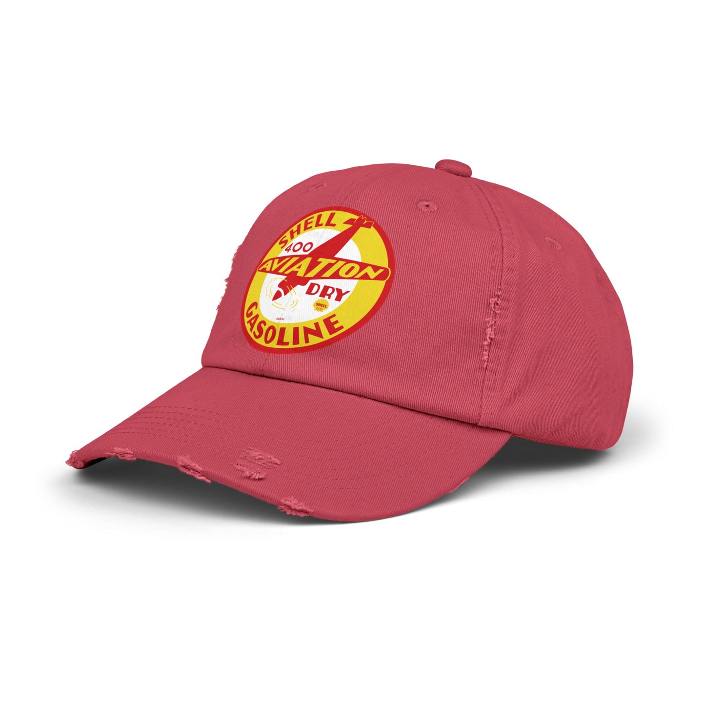 Shell aviation 400 Gasoline Aviation Patch Cap – Vintage Shell 400 Distressed Hat
