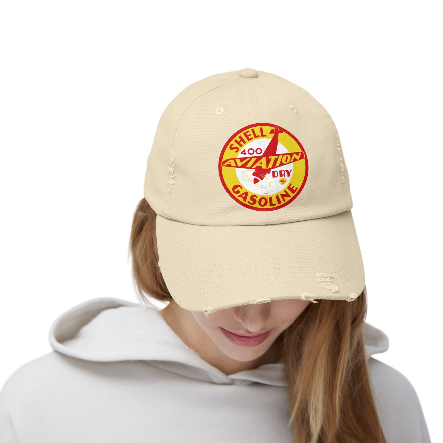 Shell aviation 400 Gasoline Aviation Patch Cap – Vintage Shell 400 Distressed Hat