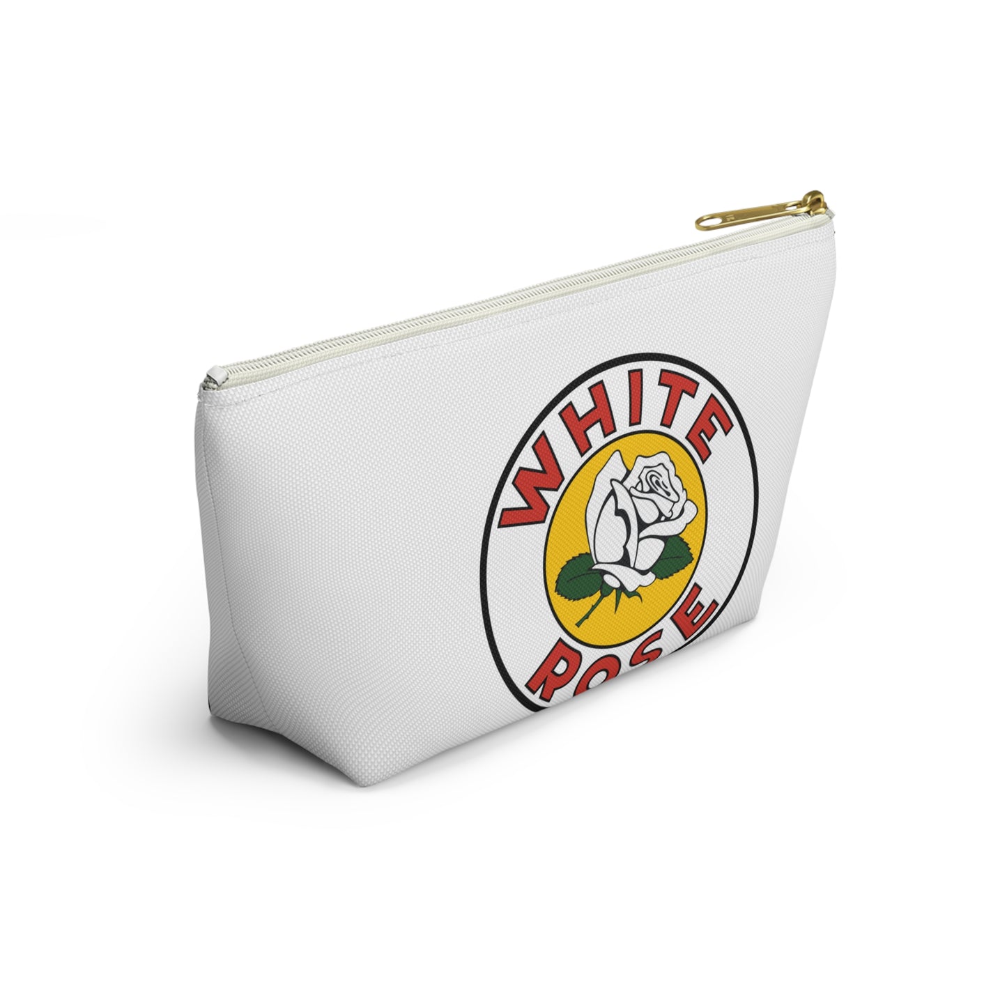 White Rose Gasoline Accessory Pouch — Vintage Canadian Petroliana Gift | The Faded Label Co.