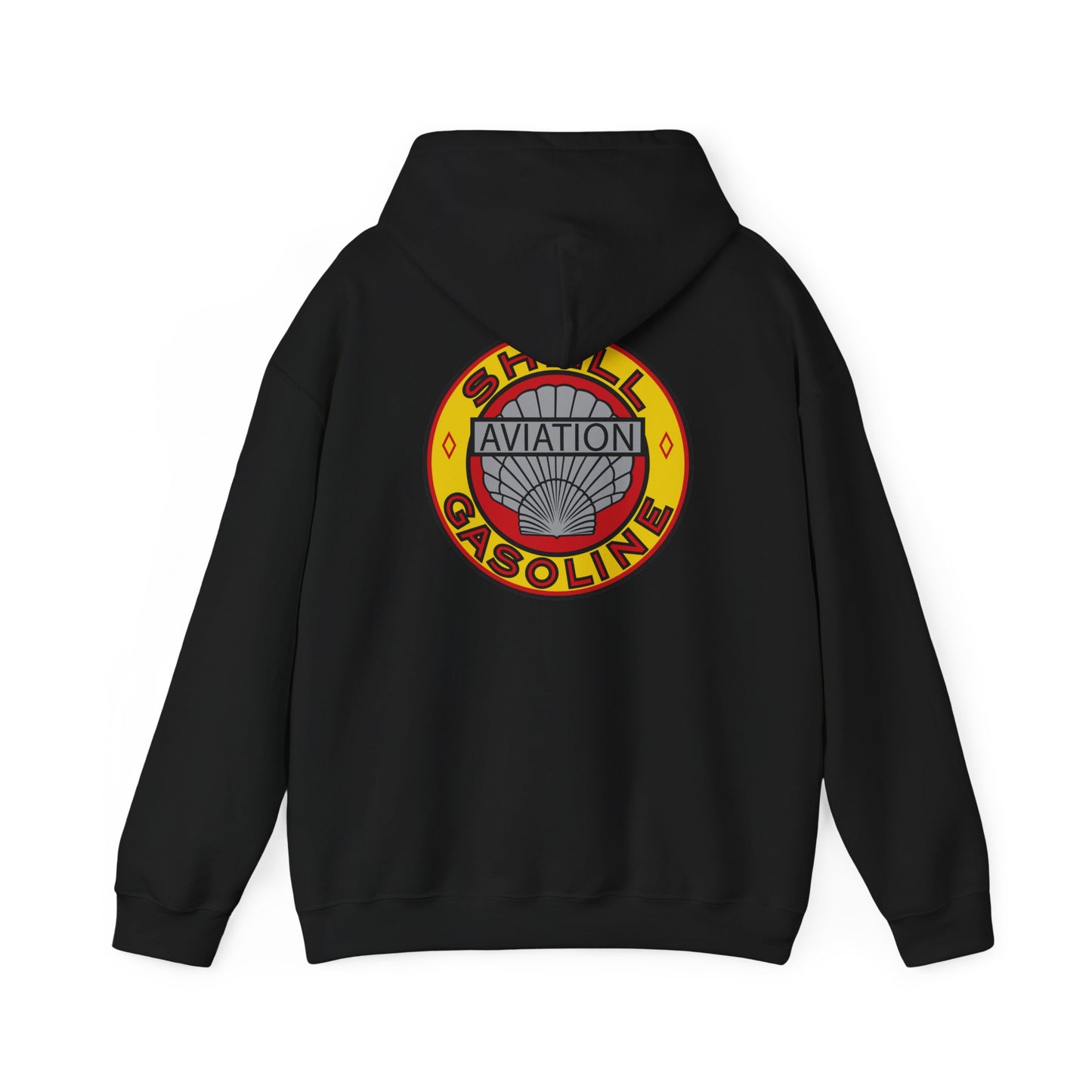 Aviation Shell Gasoline Vintage Logo Hoodie