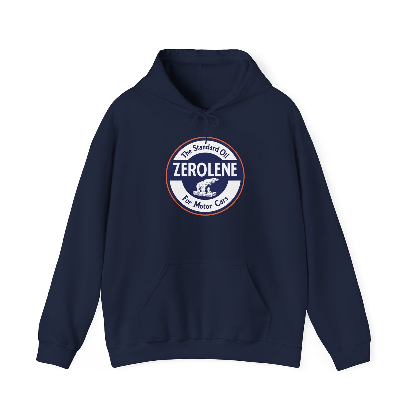 Zerolene Vintage Logo Hoodie — Retro Motor Oil Graphic Sweatshirt