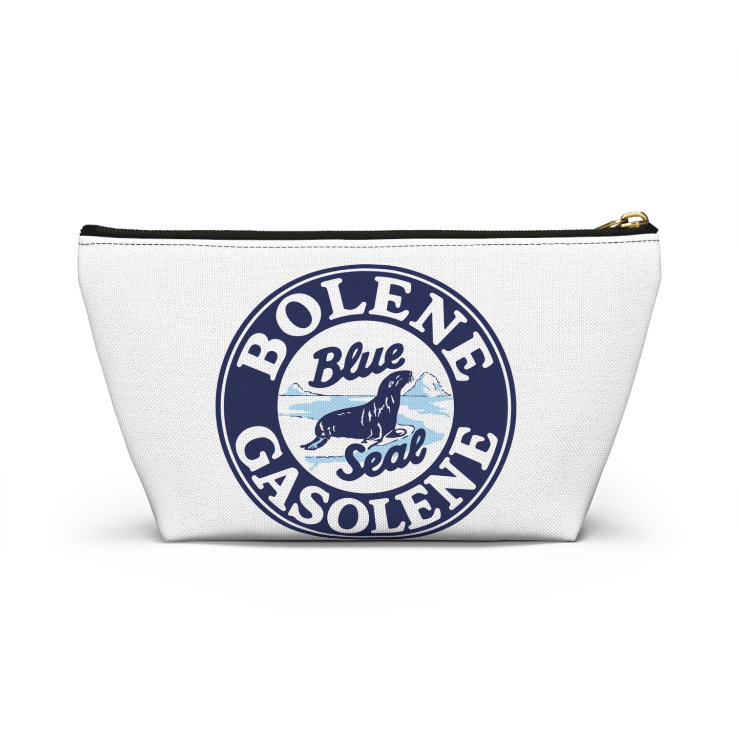 Bolene Blue Seal Gasolene Accessory Pouch — Vintage Petroliana Gift | The Faded Label Co.