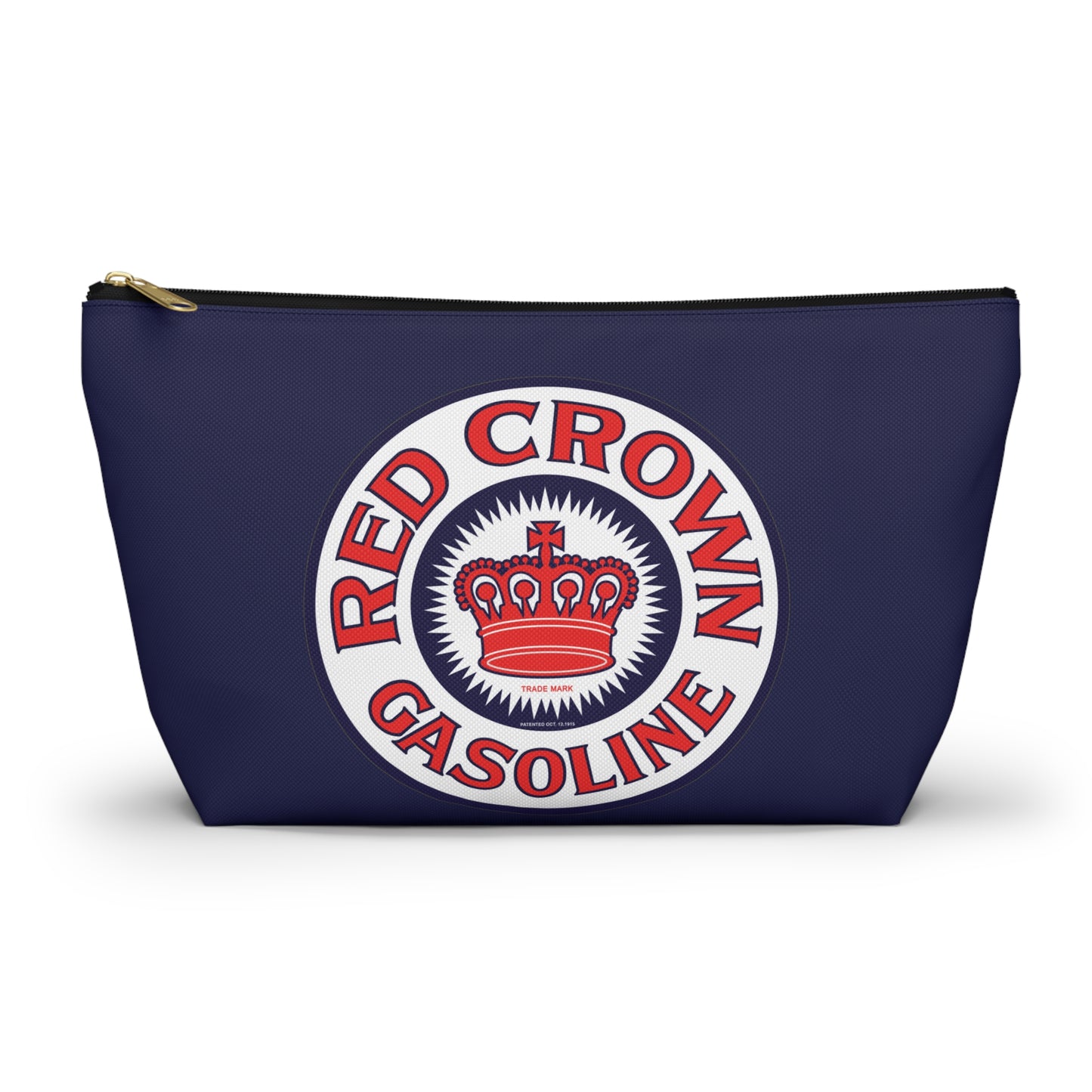 Red Crown Gasoline Accessory Pouch — Vintage Standard Oil Petroliana Gift | The Faded Label Co.