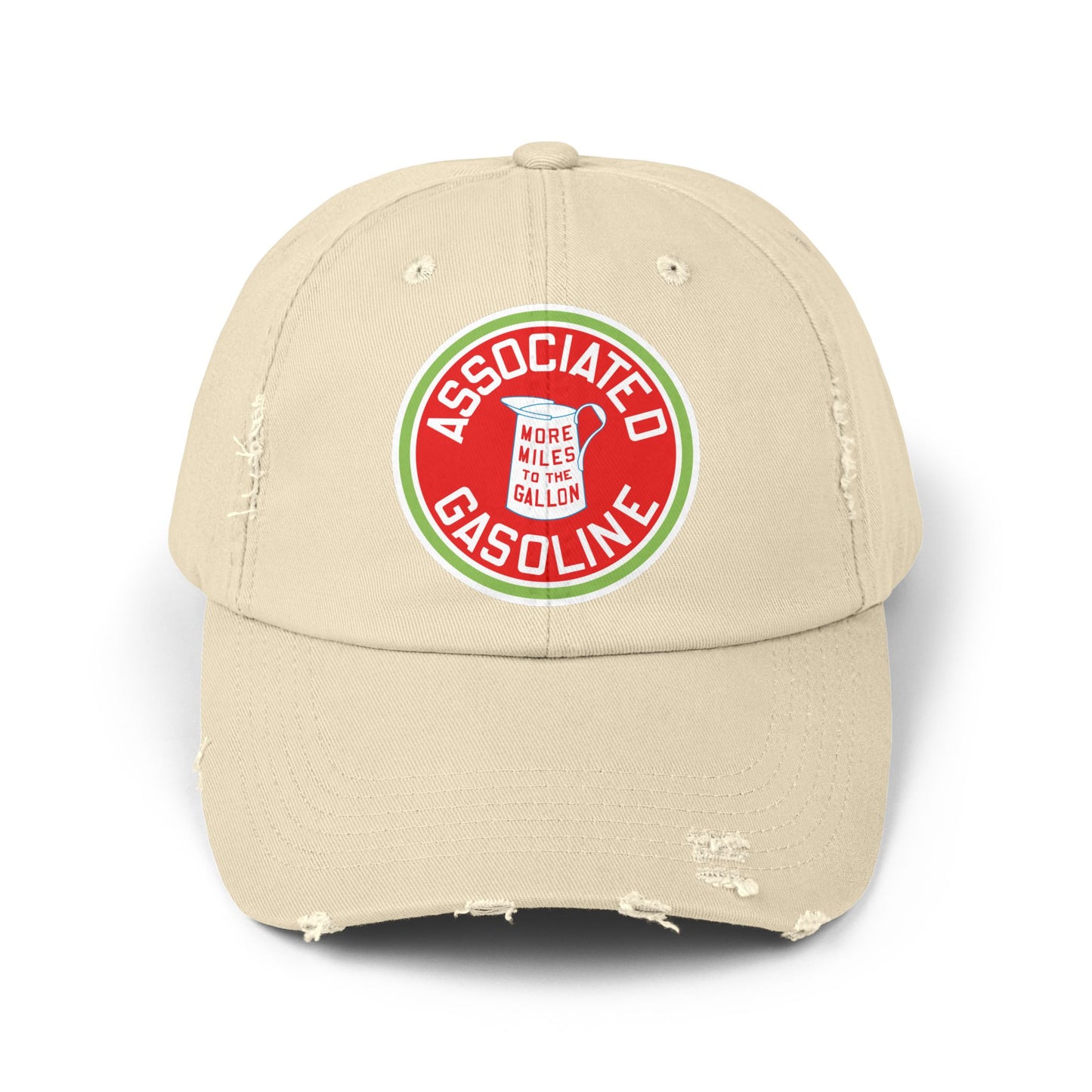 Associated Gasoline Distressed Cap — Vintage Petroliana Hat | The Faded Label Co.
