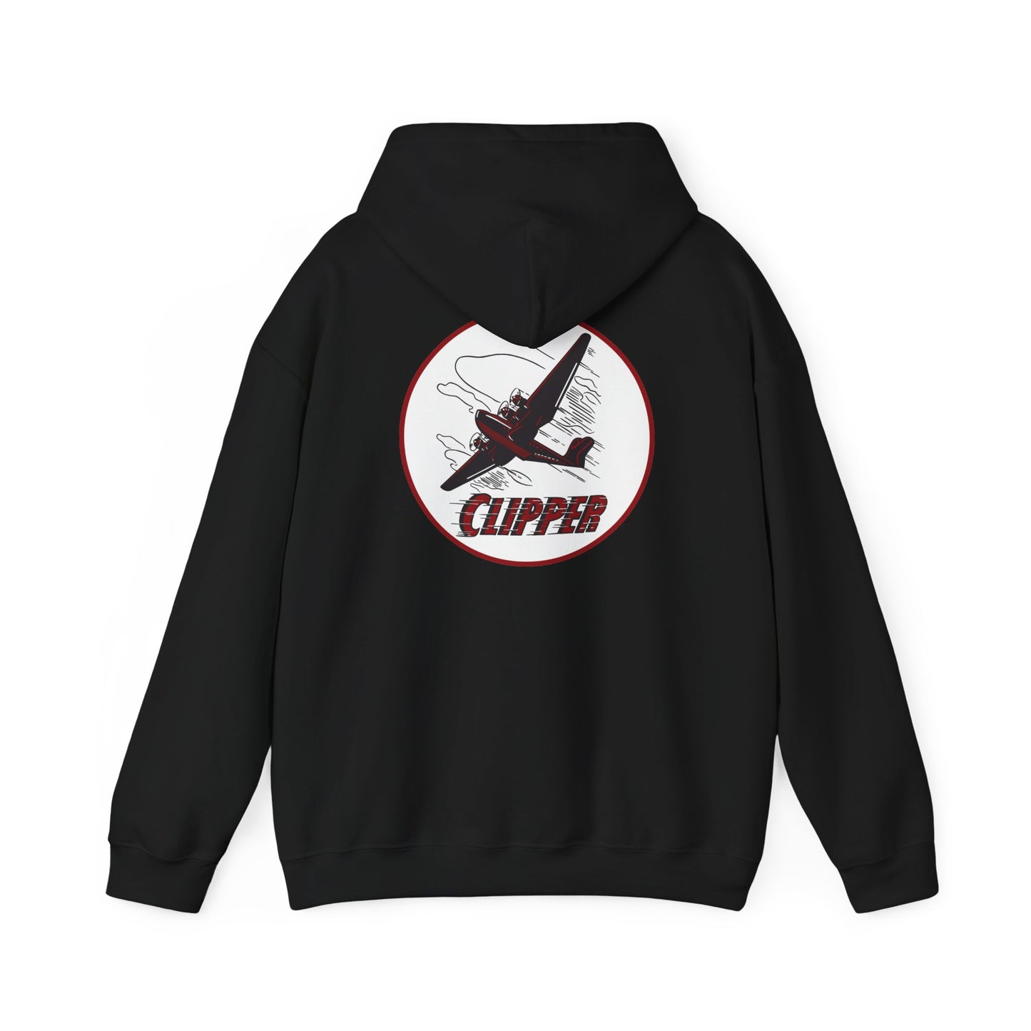 Aviation Clipper Hoodie – Vintage Plane Graphic Pullover