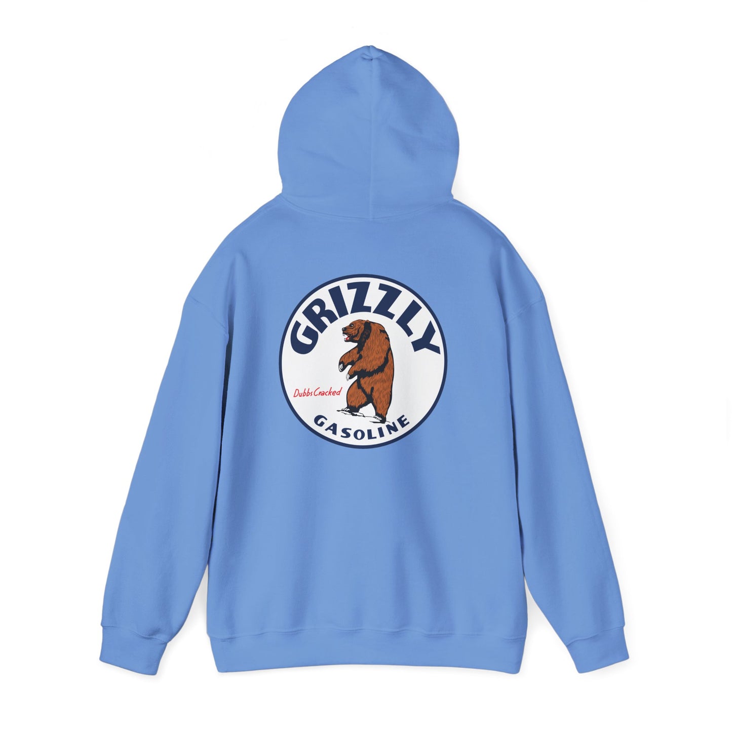 Grizzly Gasoline Logo Hoodie – Retro Bear Graphic Sweatshirt