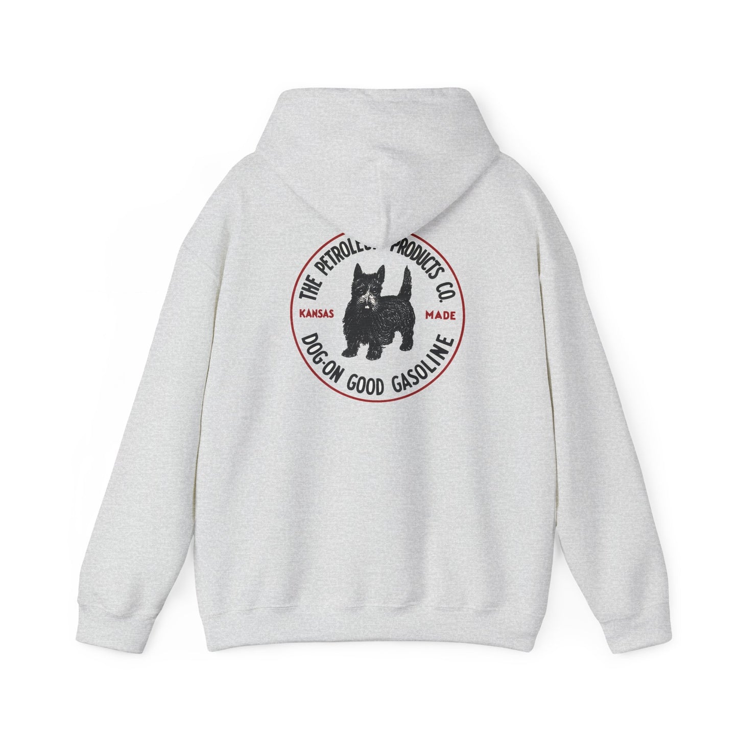"Dog On Good GasolinScottie Dog Logo Hoodie — e" Vintage-Inspired Sweatshirt