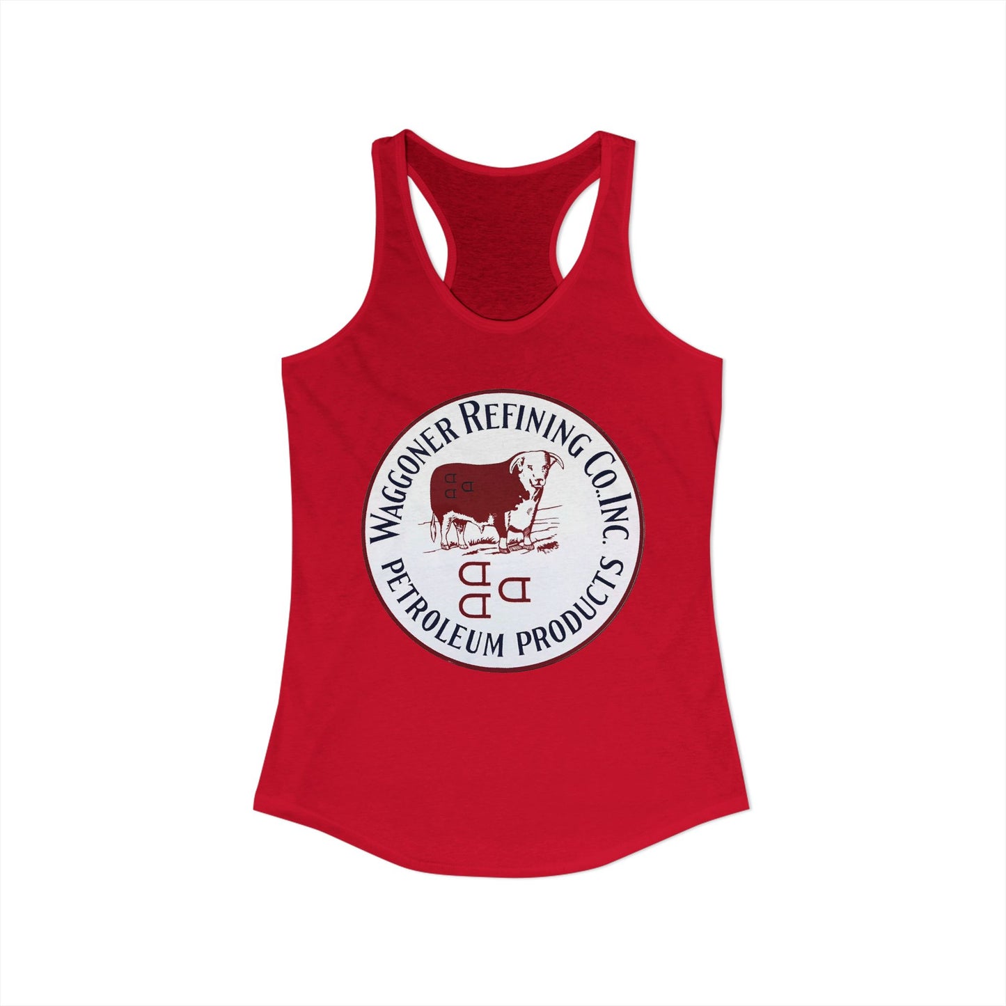 Waggoner Refining Co. Racerback Tank — Vintage Texas Petroliana Gift | The Faded Label Co.