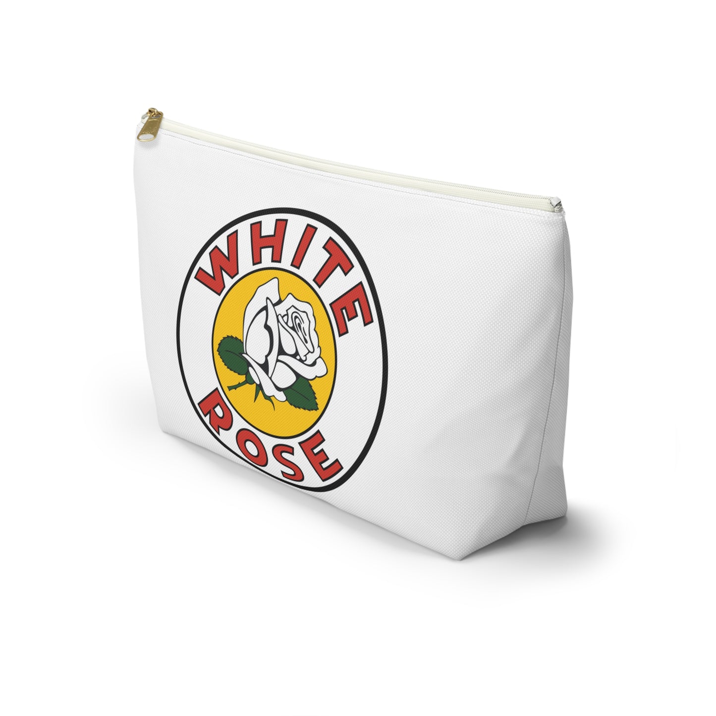White Rose Gasoline Accessory Pouch — Vintage Canadian Petroliana Gift | The Faded Label Co.