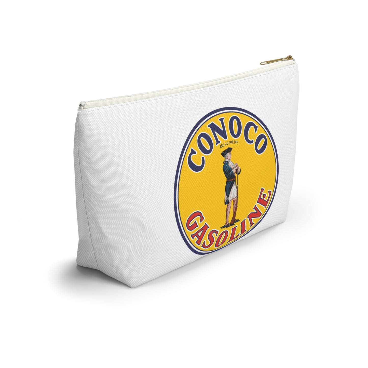 Conoco Minute Man Accessory Pouch — Vintage Petroliana Gift | The Faded Label Co.