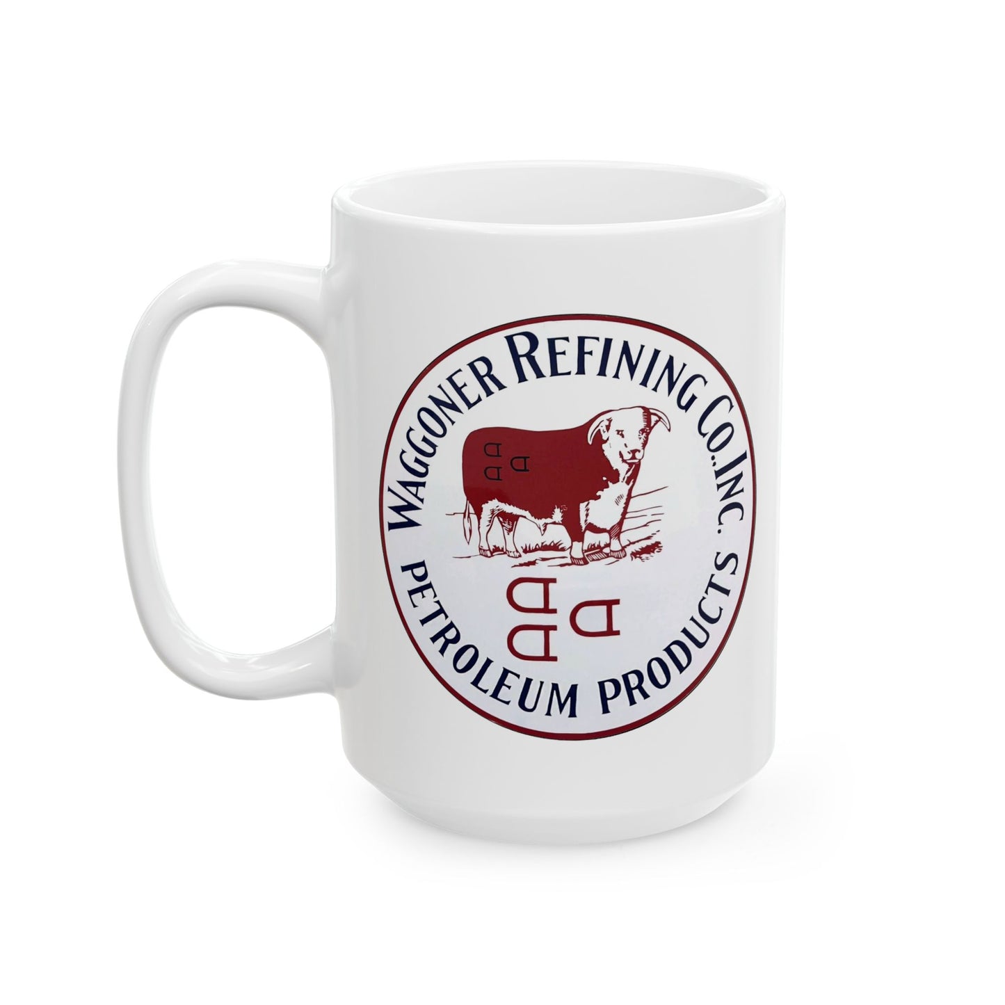 Waggoner Refining Co. Ceramic Mug — Vintage Texas Petroliana Gift | The Faded Label Co.