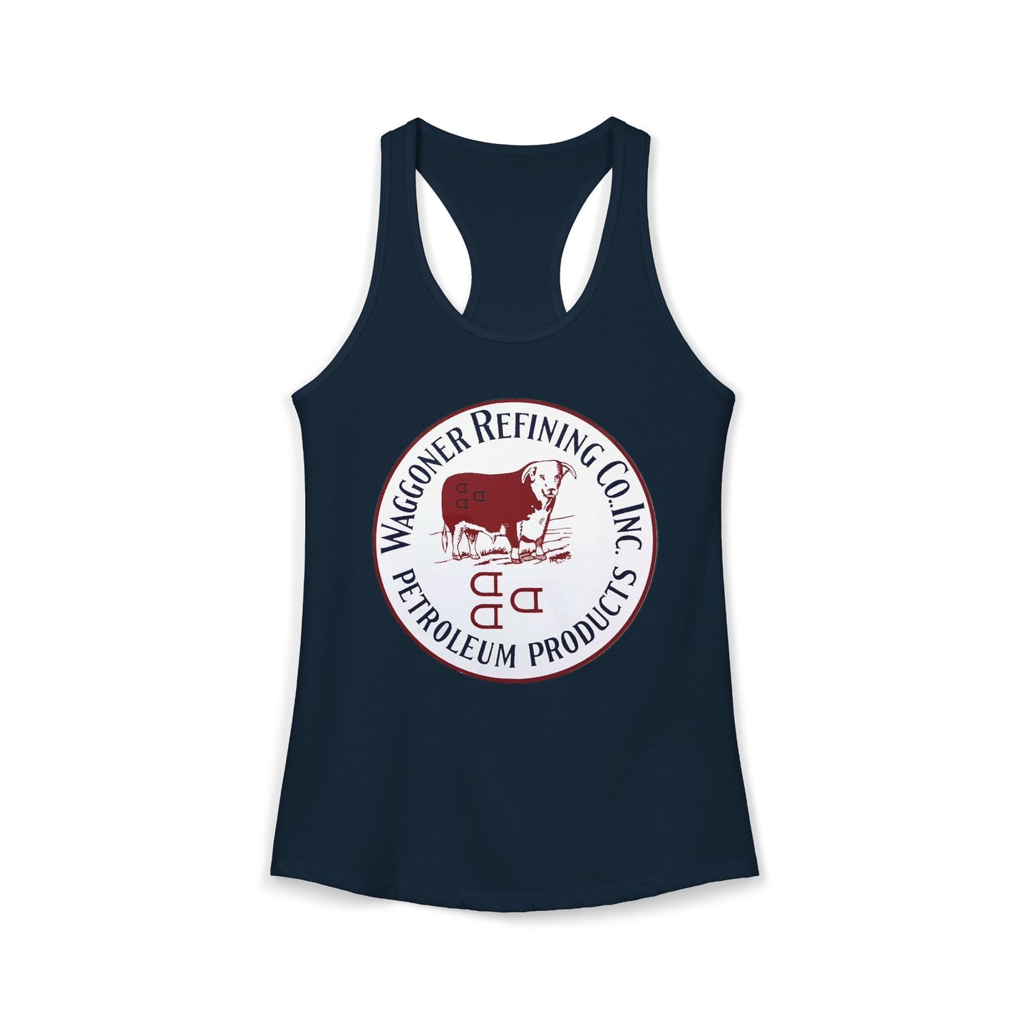 Waggoner Refining Co. Racerback Tank — Vintage Texas Petroliana Gift | The Faded Label Co.