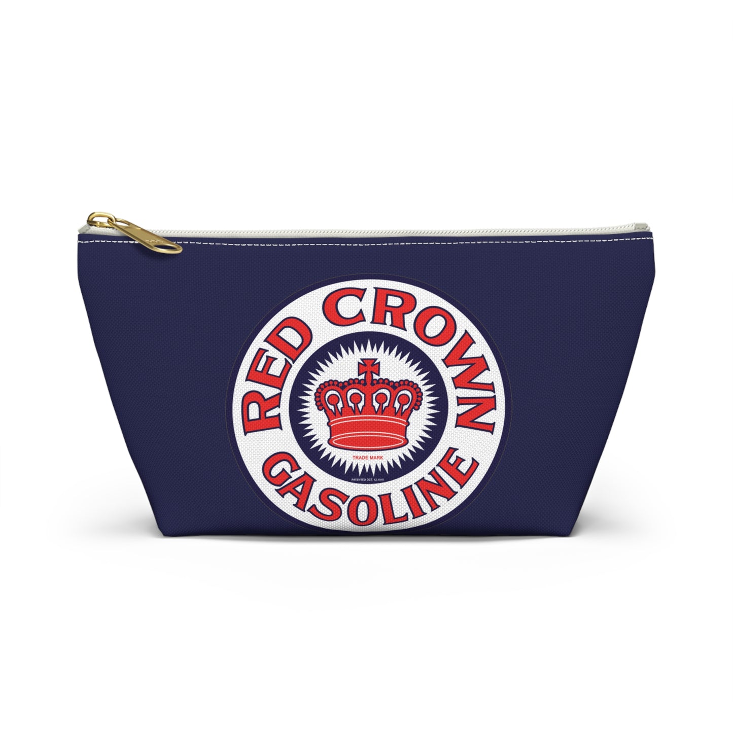Red Crown Gasoline Accessory Pouch — Vintage Standard Oil Petroliana Gift | The Faded Label Co.