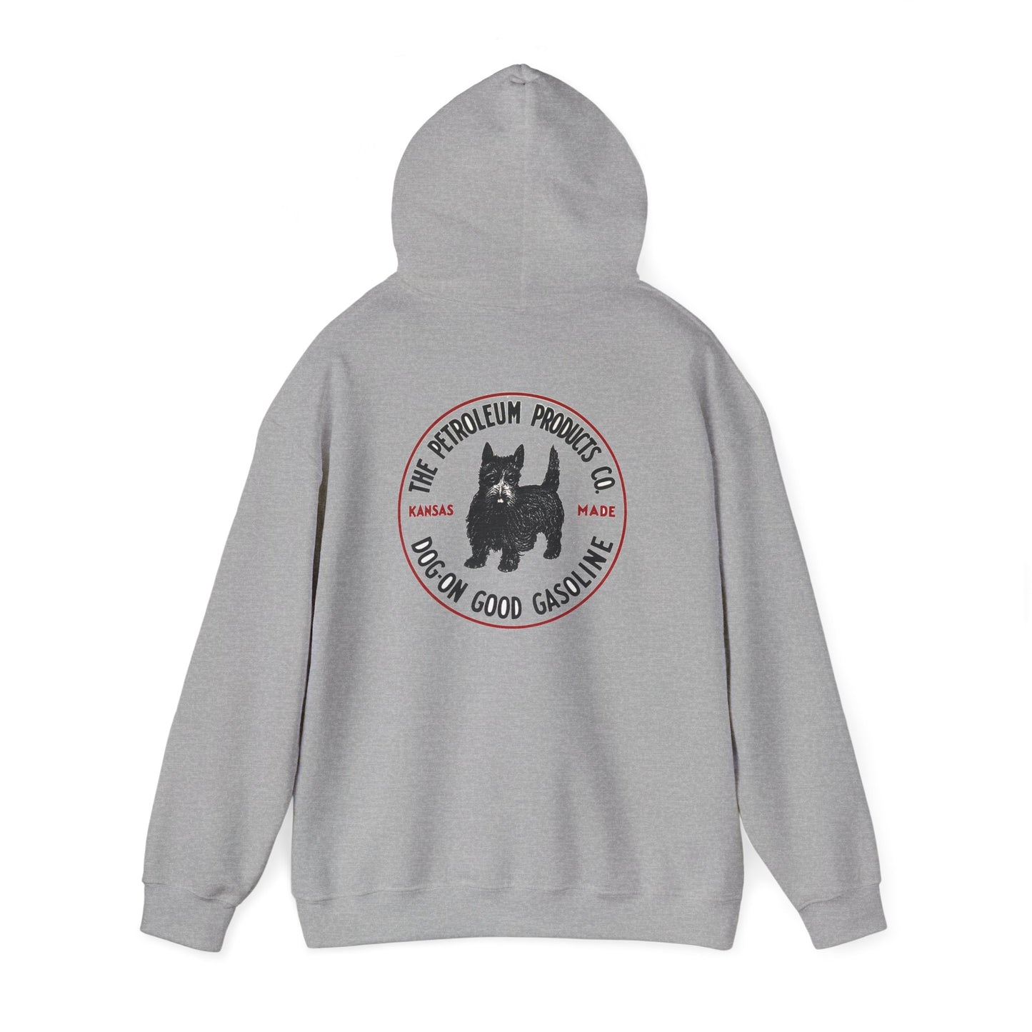 "Dog On Good GasolinScottie Dog Logo Hoodie — e" Vintage-Inspired Sweatshirt