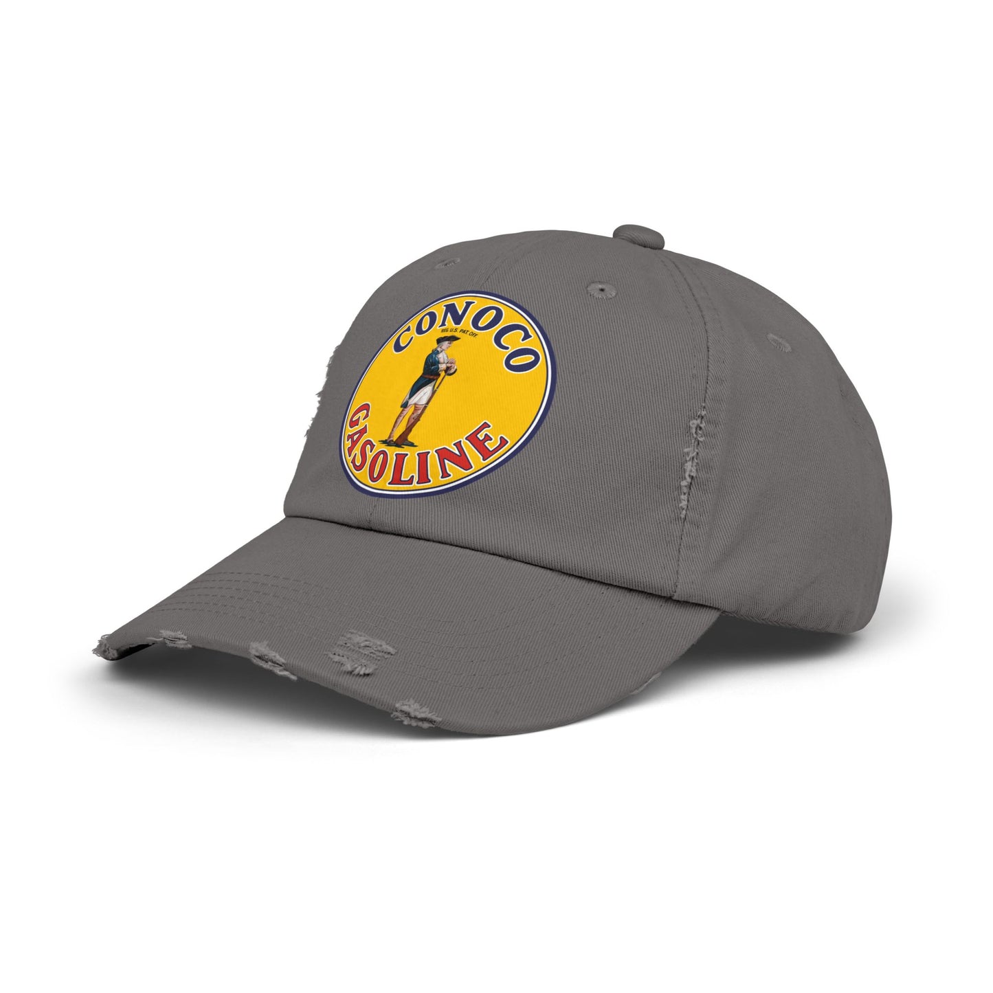 Conoco Minute Man Distressed Cap — Vintage Petroliana Hat | The Faded Label Co.