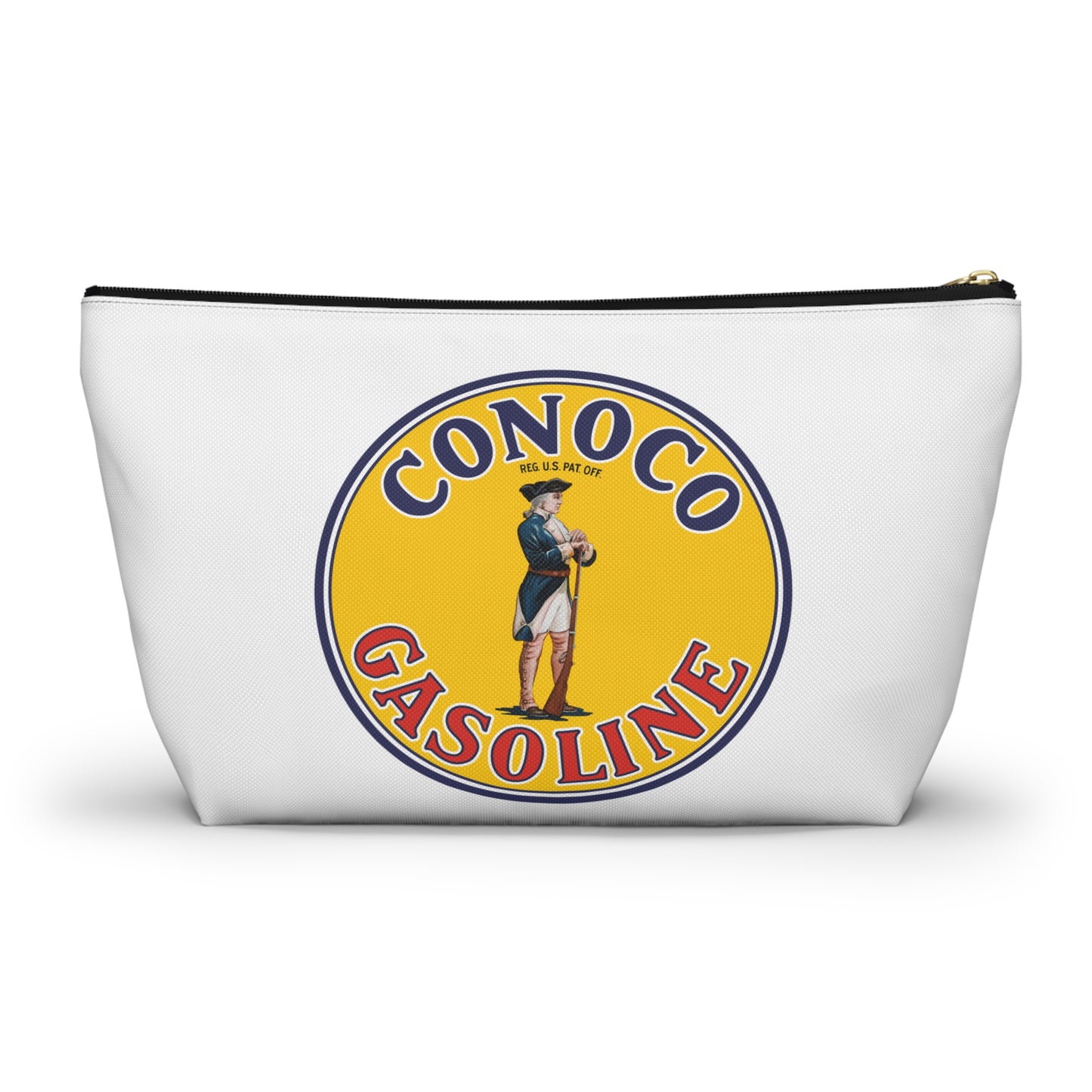 Conoco Minute Man Accessory Pouch — Vintage Petroliana Gift | The Faded Label Co.