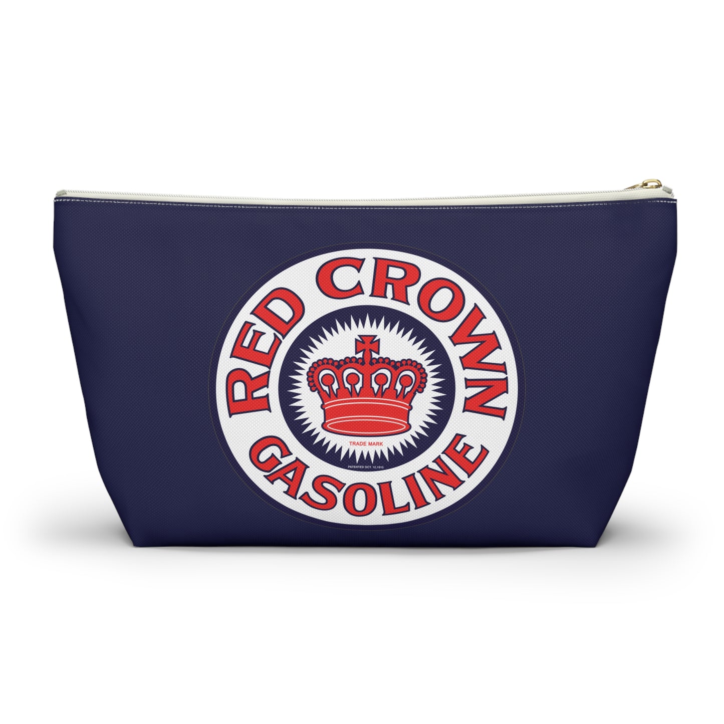 Red Crown Gasoline Accessory Pouch — Vintage Standard Oil Petroliana Gift | The Faded Label Co.