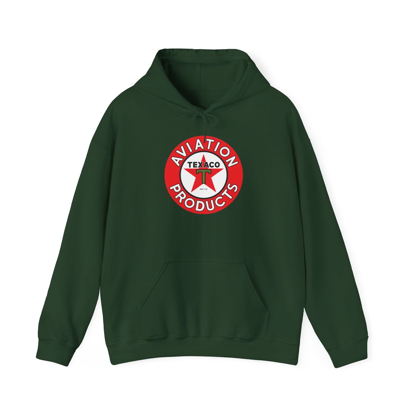 Texaco Aviation Products Hoodie — Vintage Aviation Logo Sweatshirt