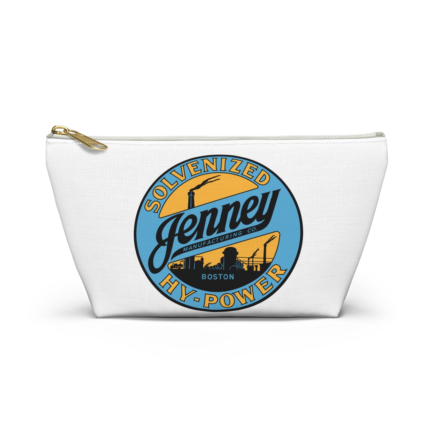 Jenney Gasoline Accessory Pouch — Vintage New England Petroliana Gift | The Faded Label Co.