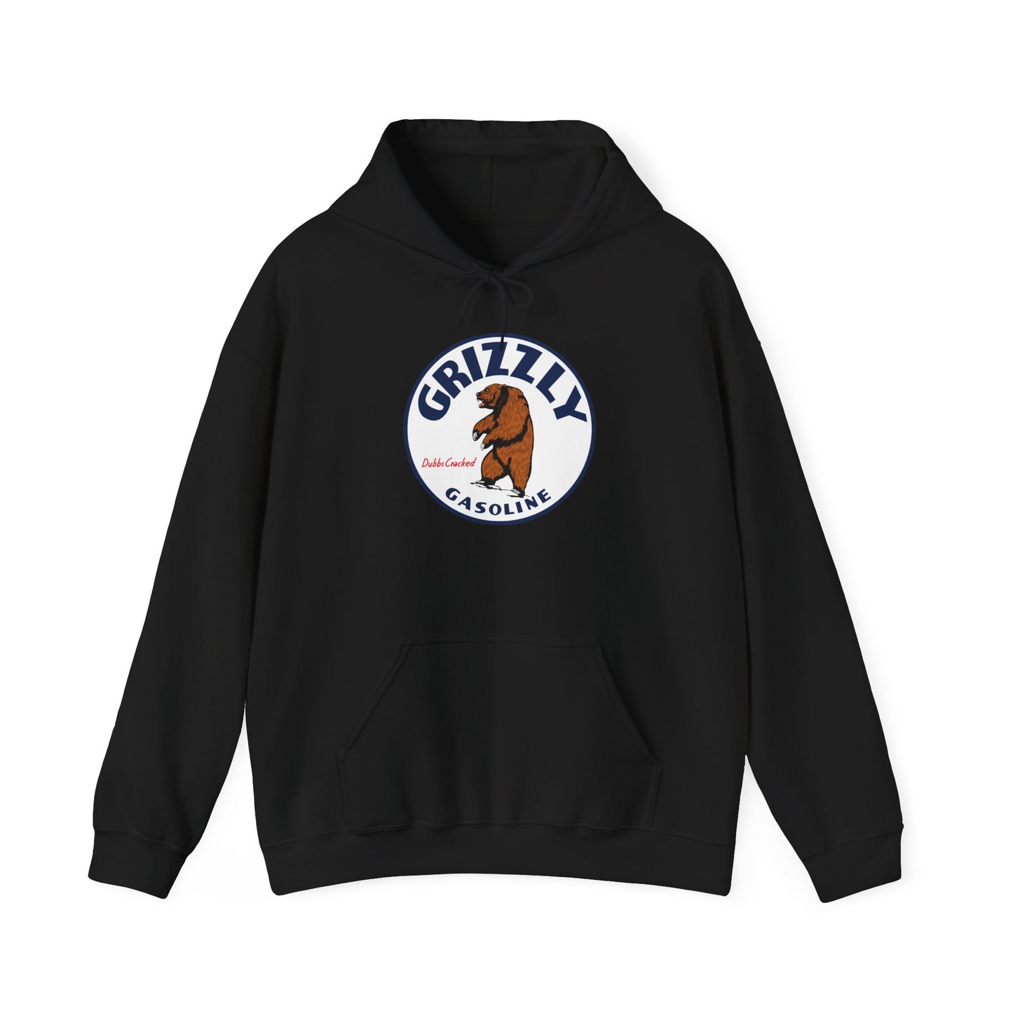 Grizzly Gasoline Logo Hoodie – Retro Bear Graphic Sweatshirt