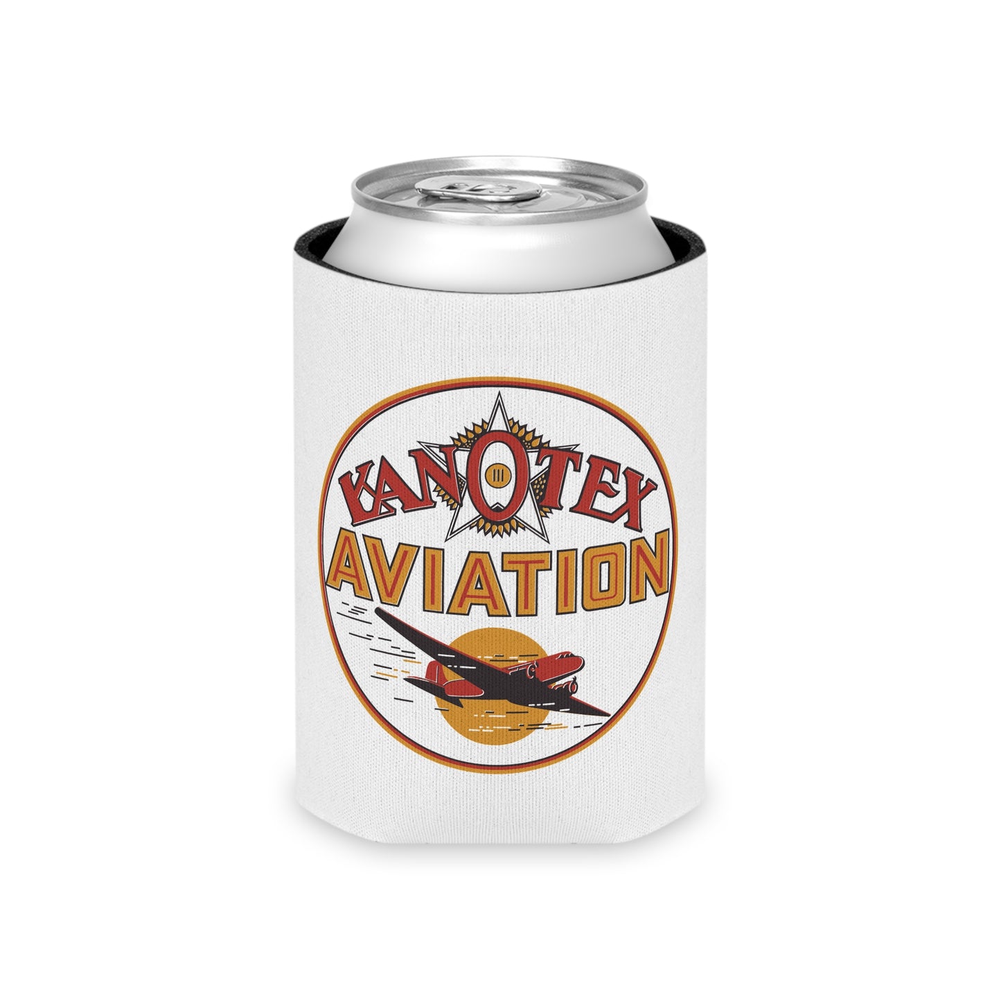 Kanotex Aviation can cooler lifestyle — vintage petroliana gift — The Faded Label Co.