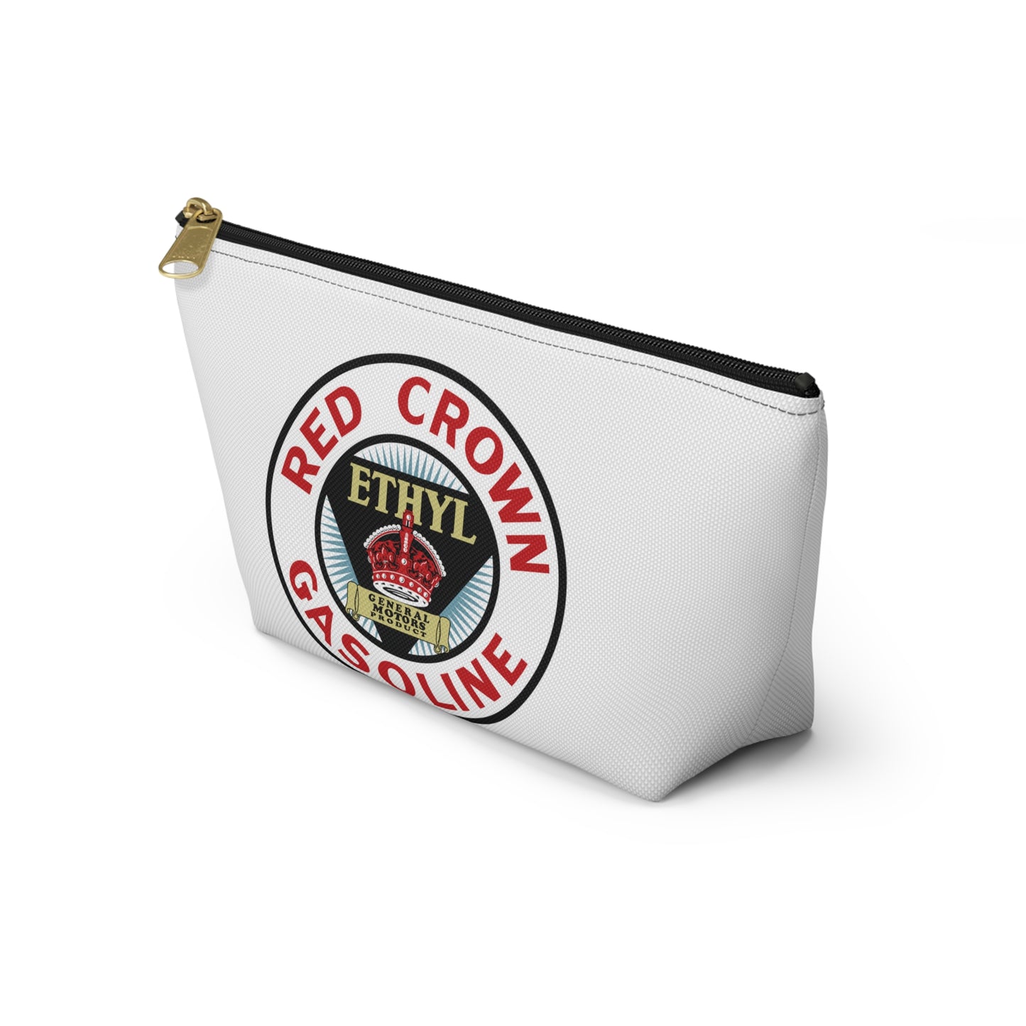 Red Crown Ethyl Accessory Pouch — Vintage Standard Oil Petroliana Gift | The Faded Label Co.